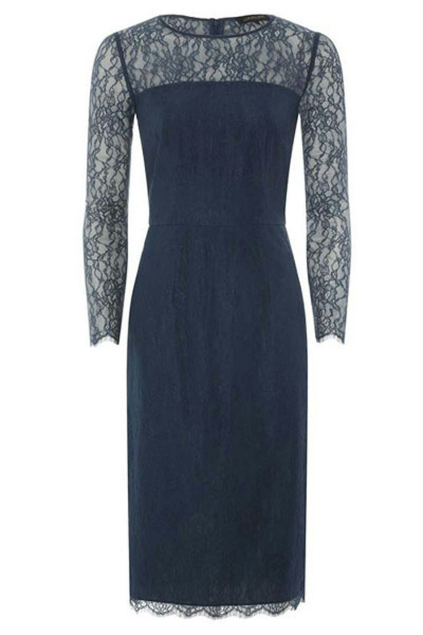 Navy Lace Dress, £220, Jaeger