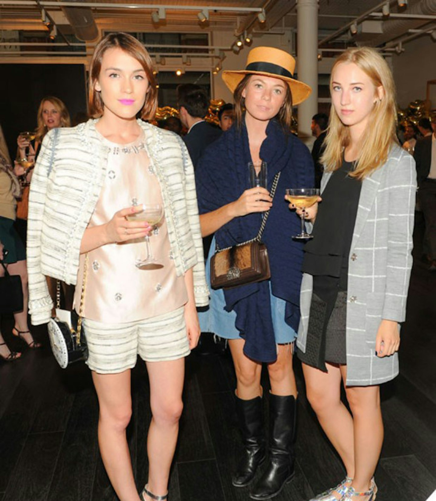 Ella Catliff (far left)