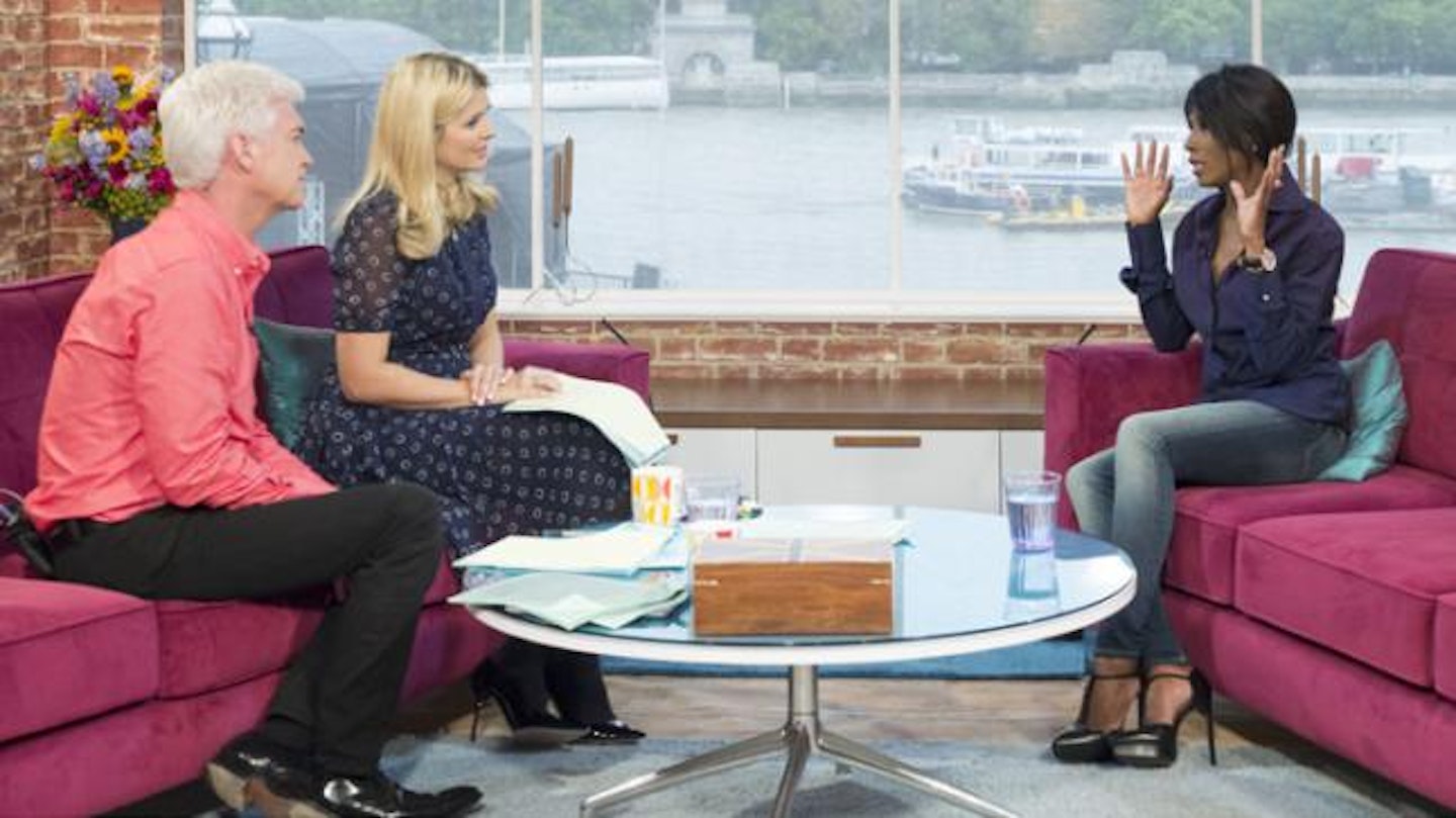Sinitta appeared on This Morning on 18 Septemeber to talk about the fallout from Simon's fatherhood announcement