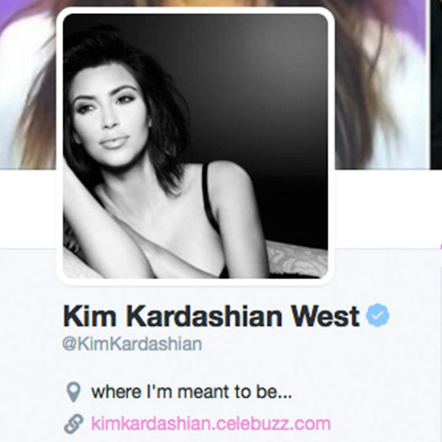 Kim added her husband's name to her Twitter, conciously leaving it un-hyphenated
