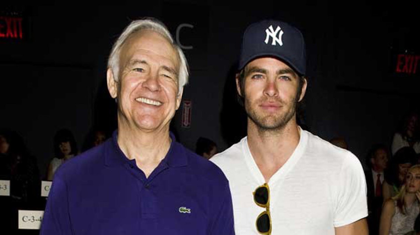 Chris Pine and dad Robert