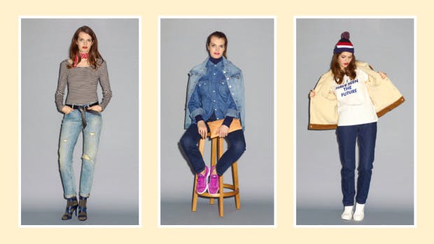 Boyfriend jeans hot sale in winter