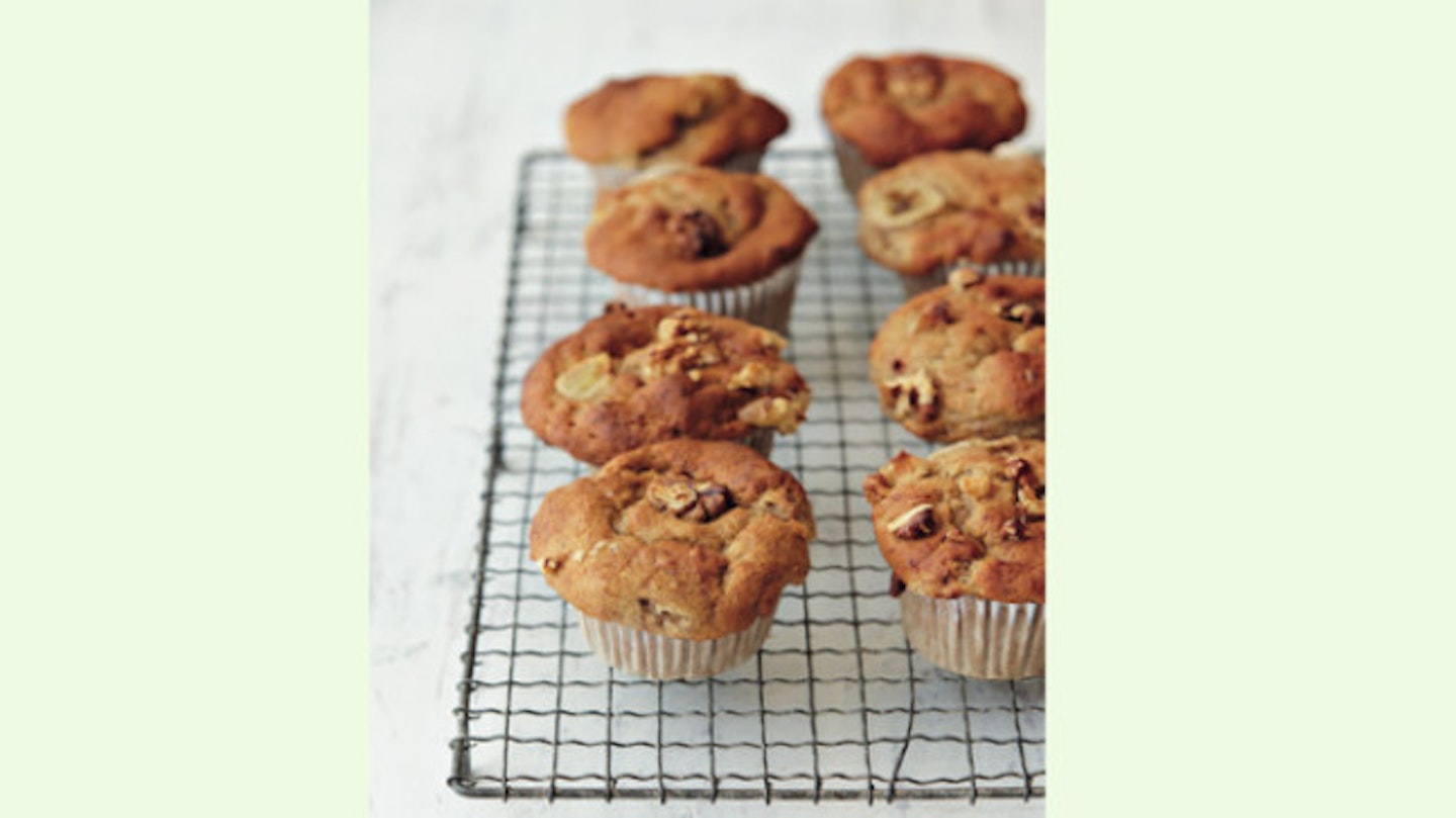 NUTTY BANANA MUFFINS