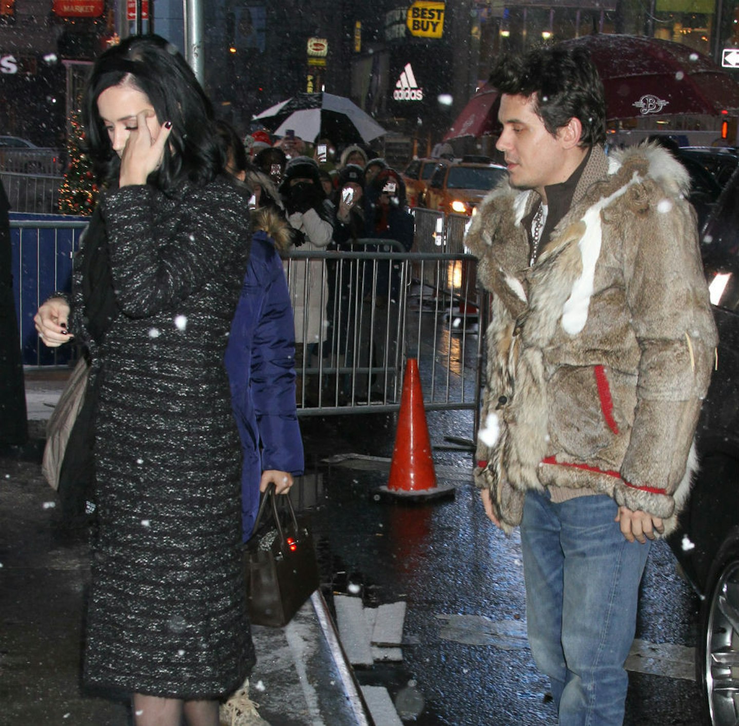 Katy and John out and about in New York in 2013