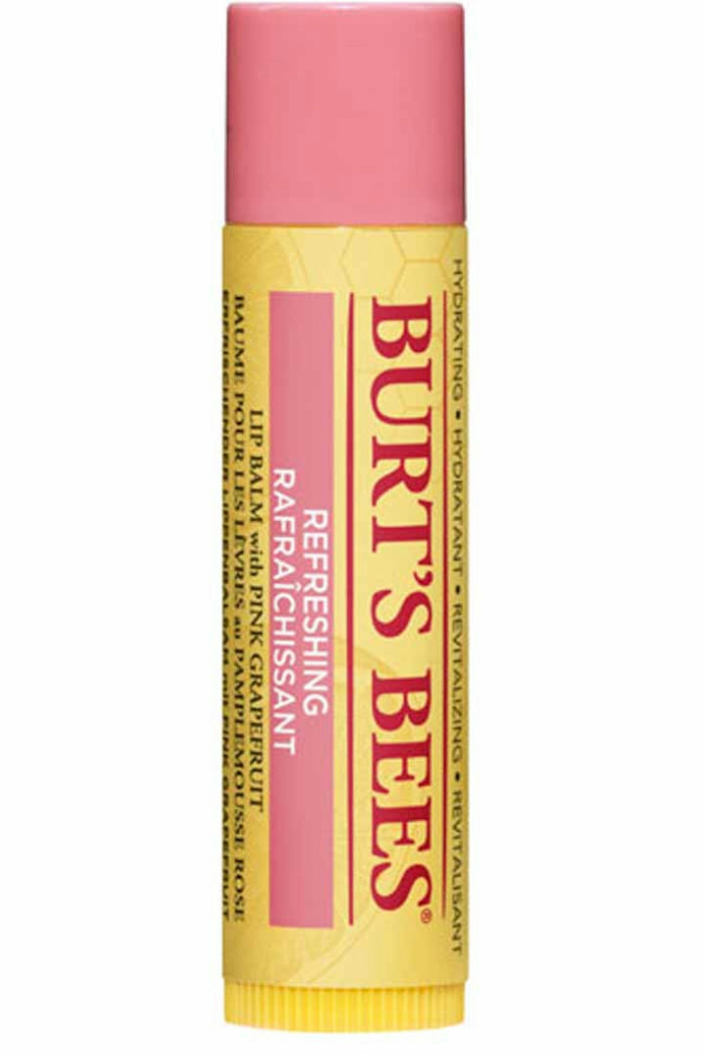 9. Burtu2019s Bees Refreshing Lip Balm with Pink Grapefruit