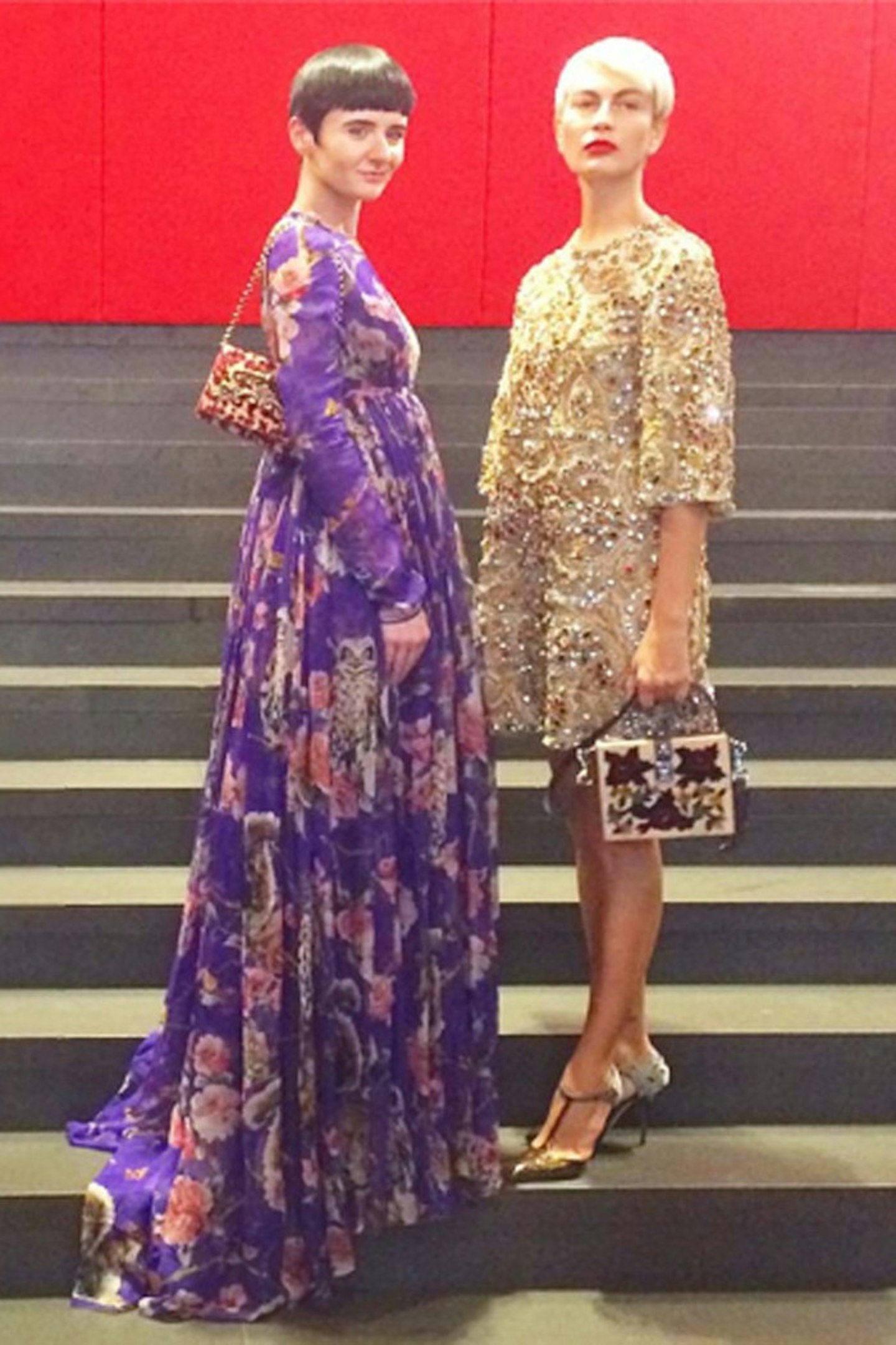 It's two in the afternoon and Milan is more dressed up than the Oscars - it must be the @dolcegabbana show