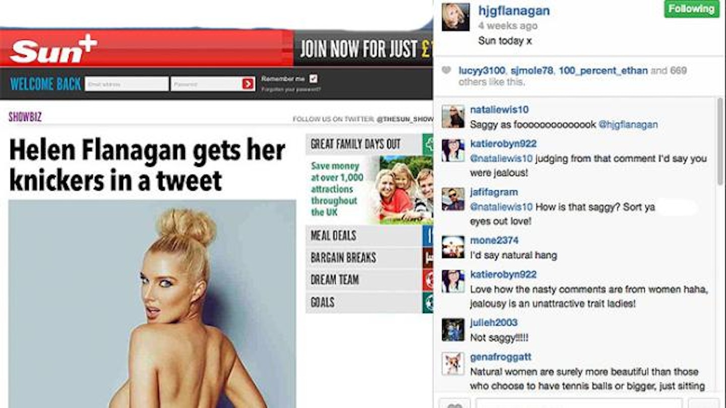 Helen is no stranger to the paper's pages, but her fans have had a mixed reaction