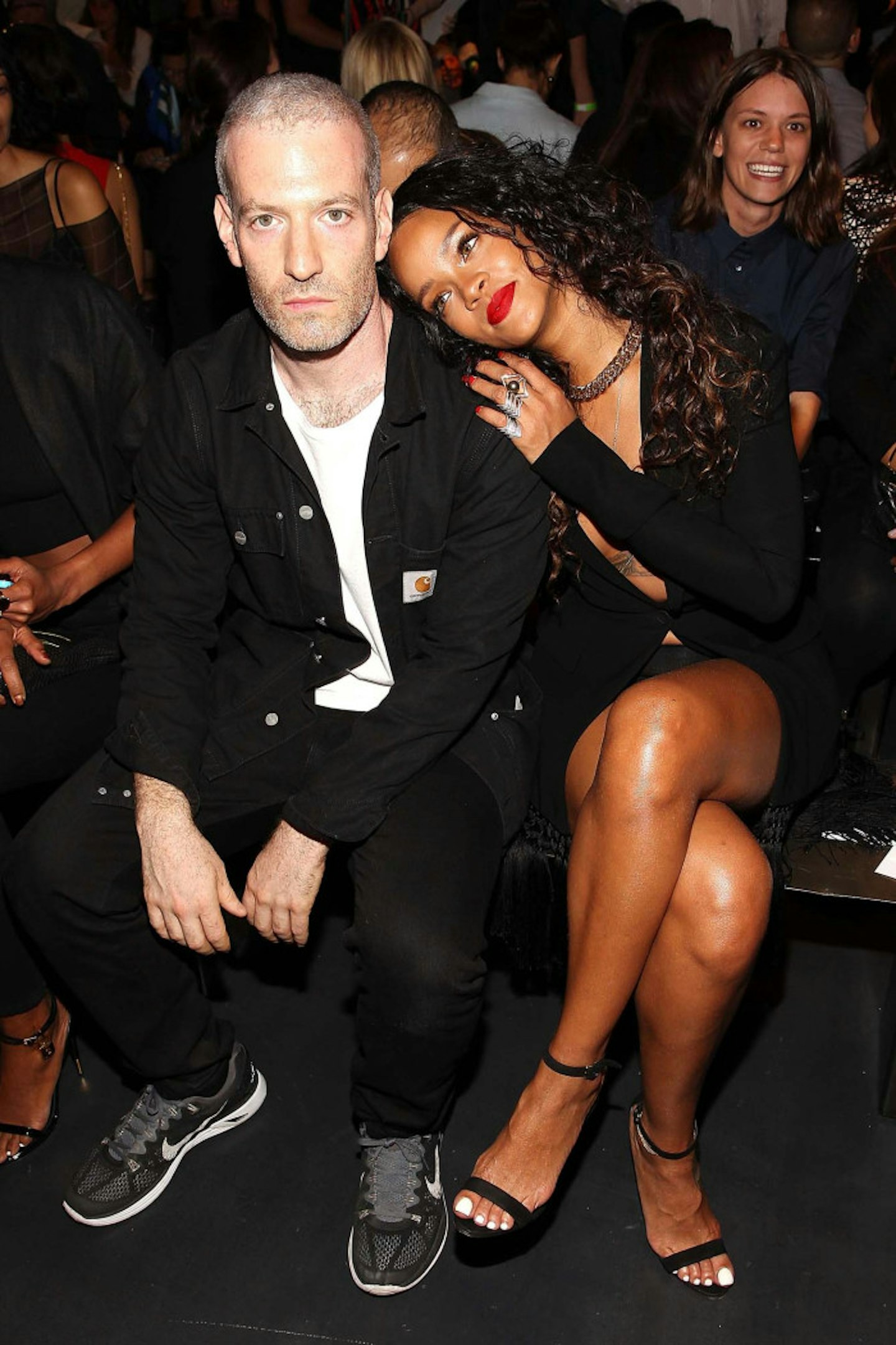 Mel Ottenberg with Rihanna at Altuzarra