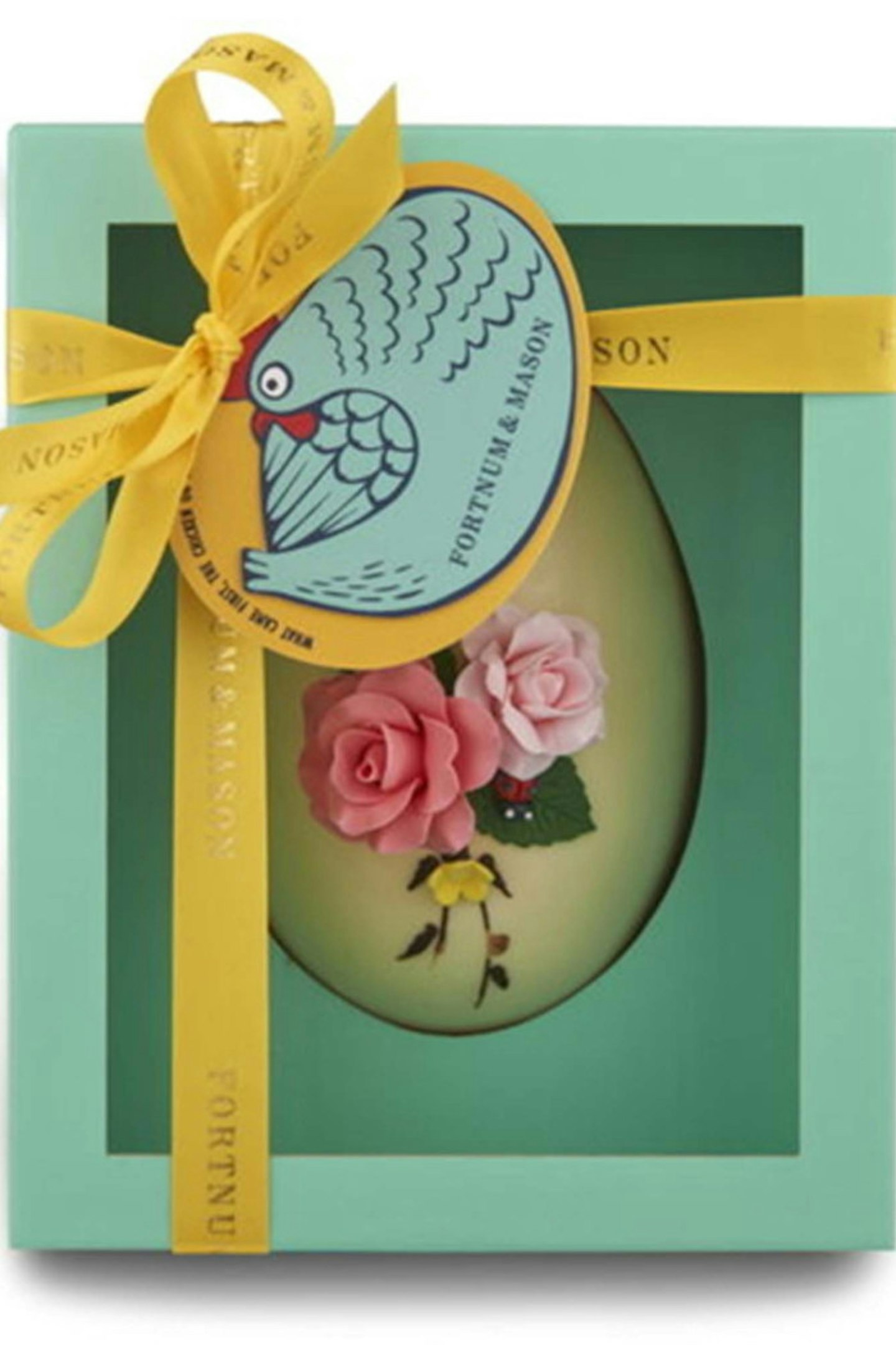 Fortnum an dMason NNEW - Hand Decorated White Chocolate Egg, 227g£39.95