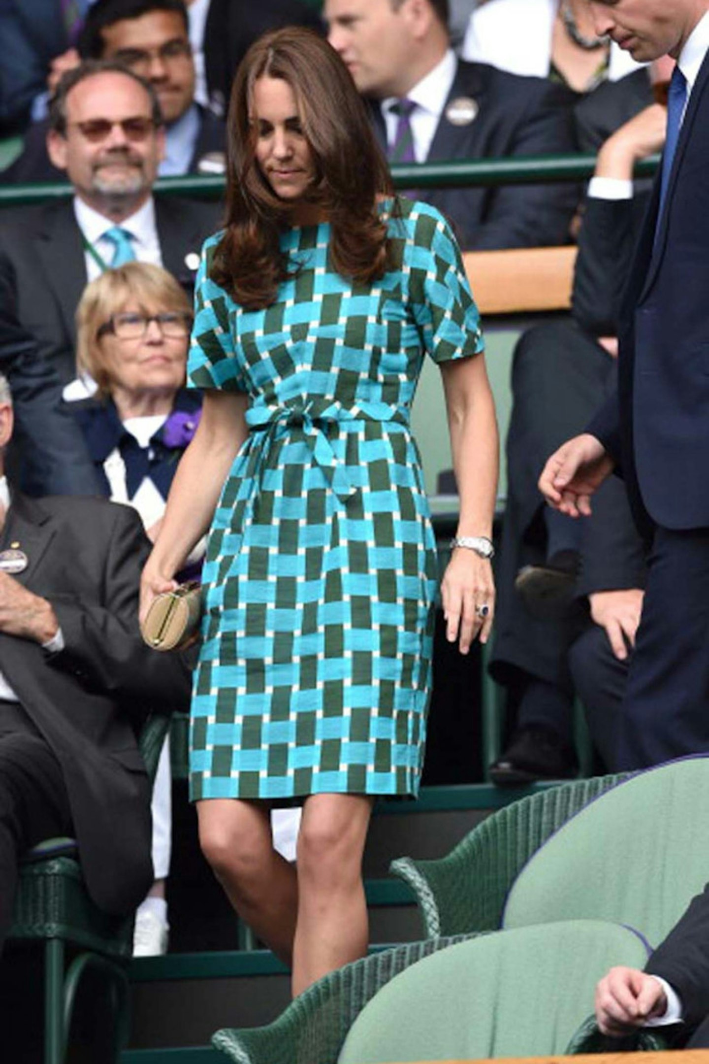 Kate Middleton at the mens singles final of the Wimbledon Championships, 6 July 2014