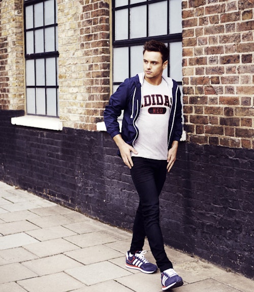 Tom Daley has a special for he models his new Adidas NEO range | Celebrity | Heat