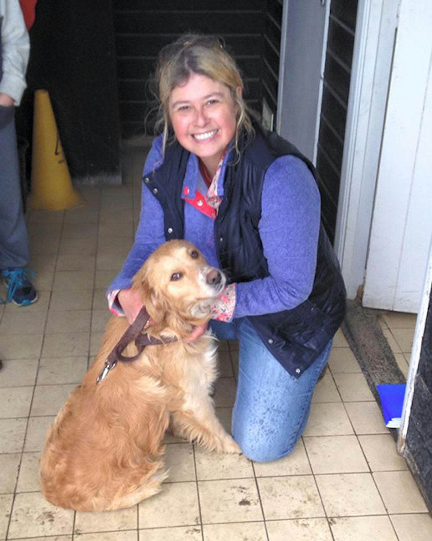 Lisa with Freddie