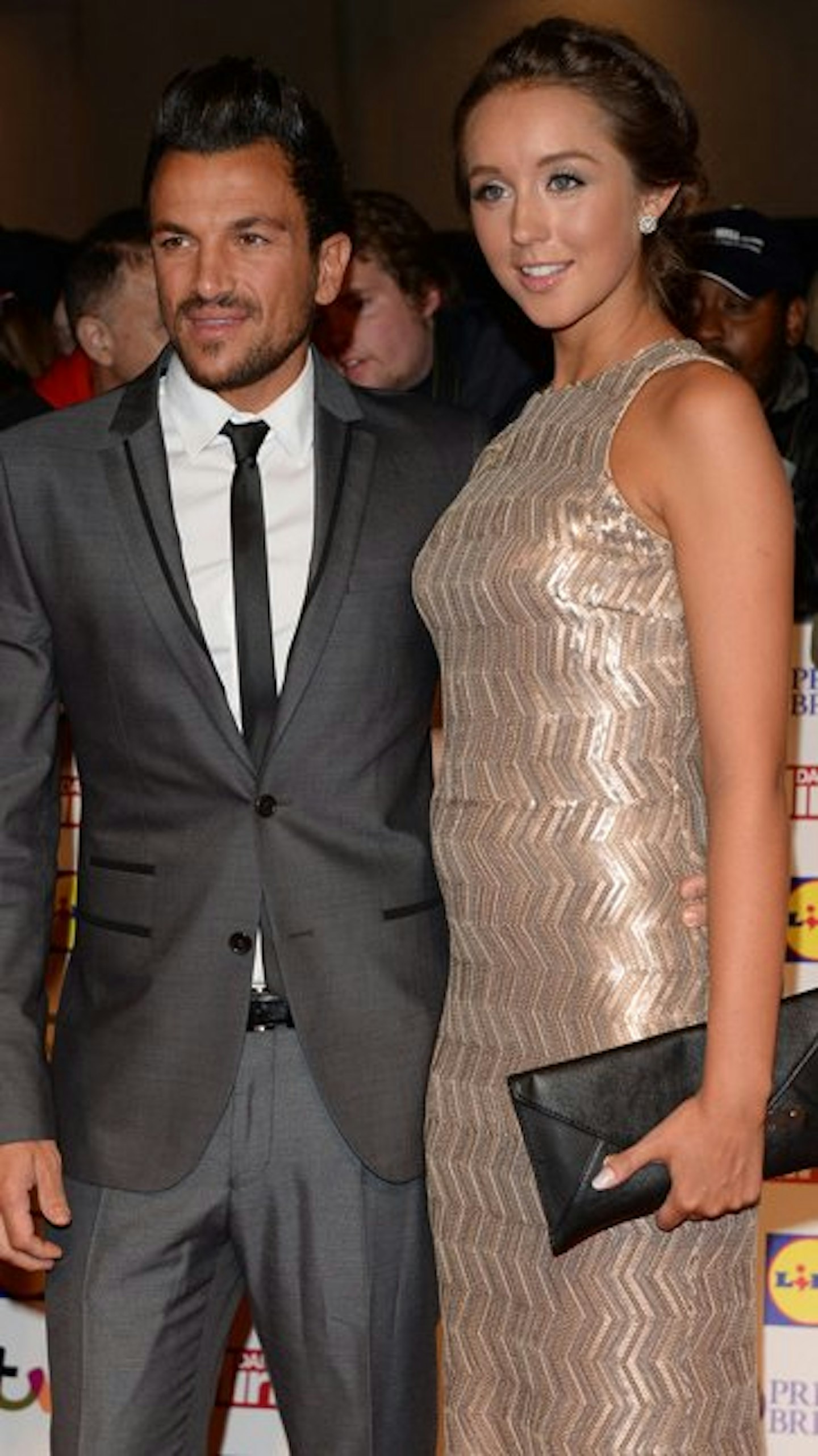 Peter and Emily announced they were expecting a child in 2013.