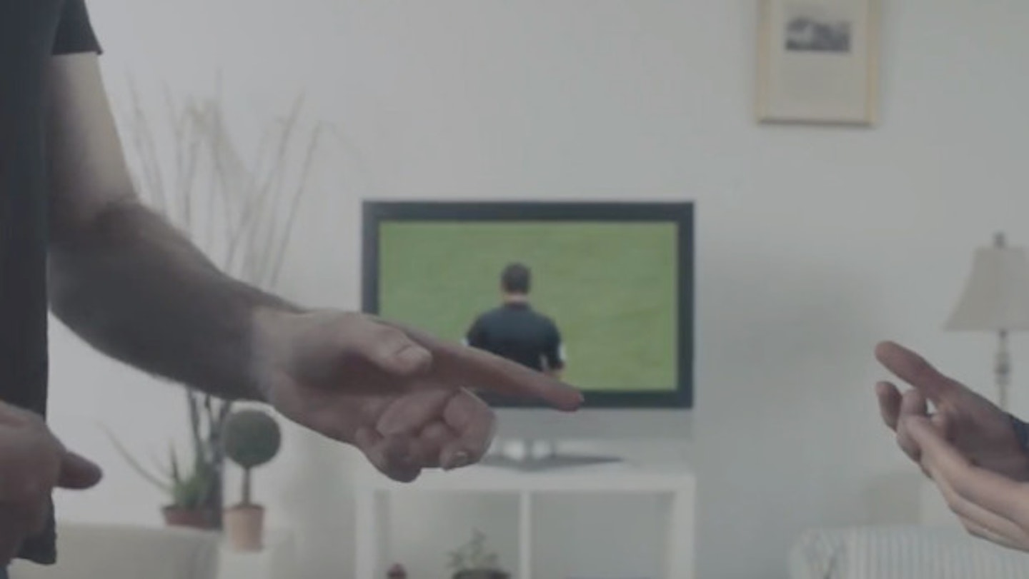 This Video Reminds Football Fans To Not Hit Their Partners