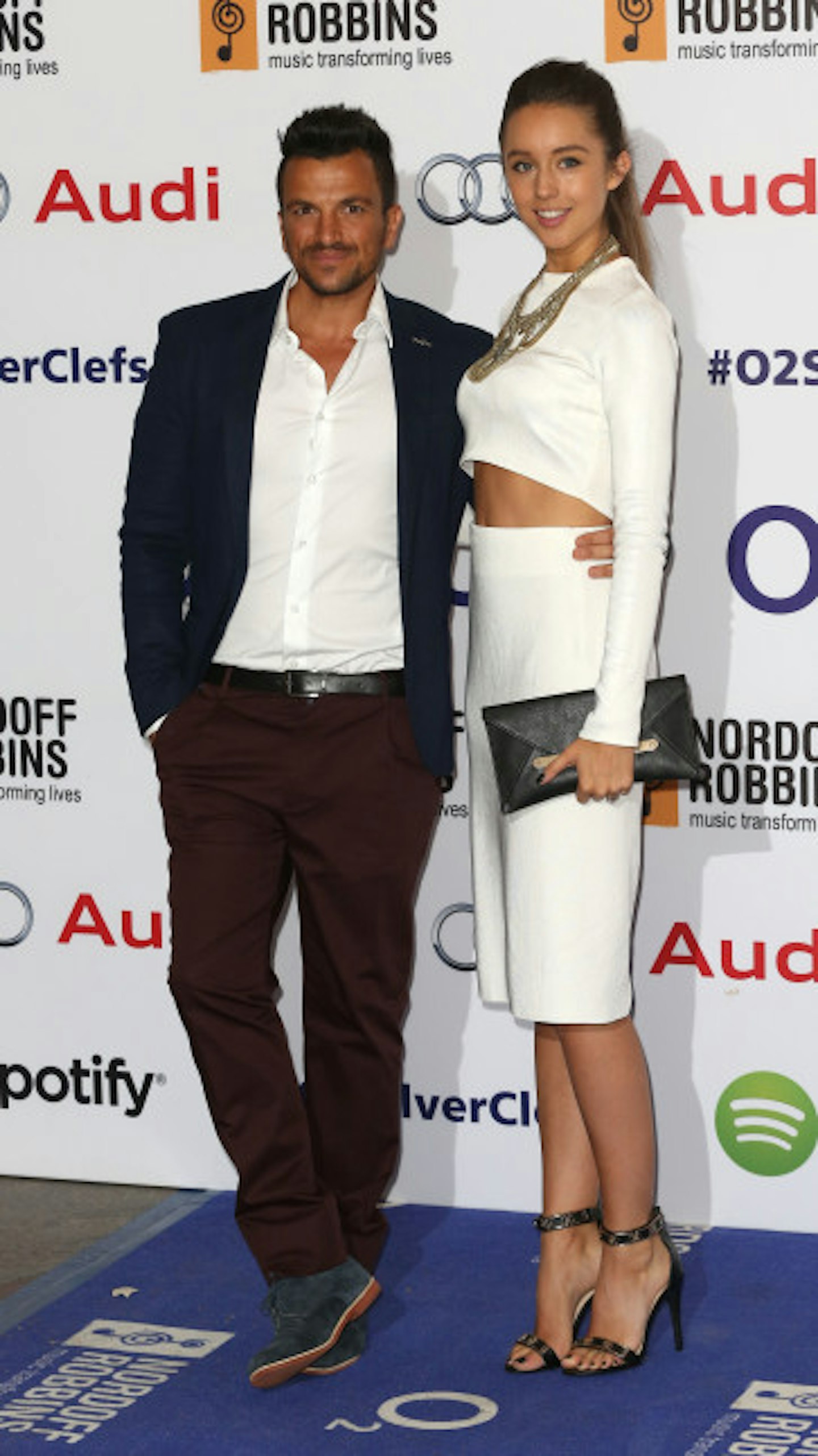 Peter Andre with fiancee Emily MacDonagh