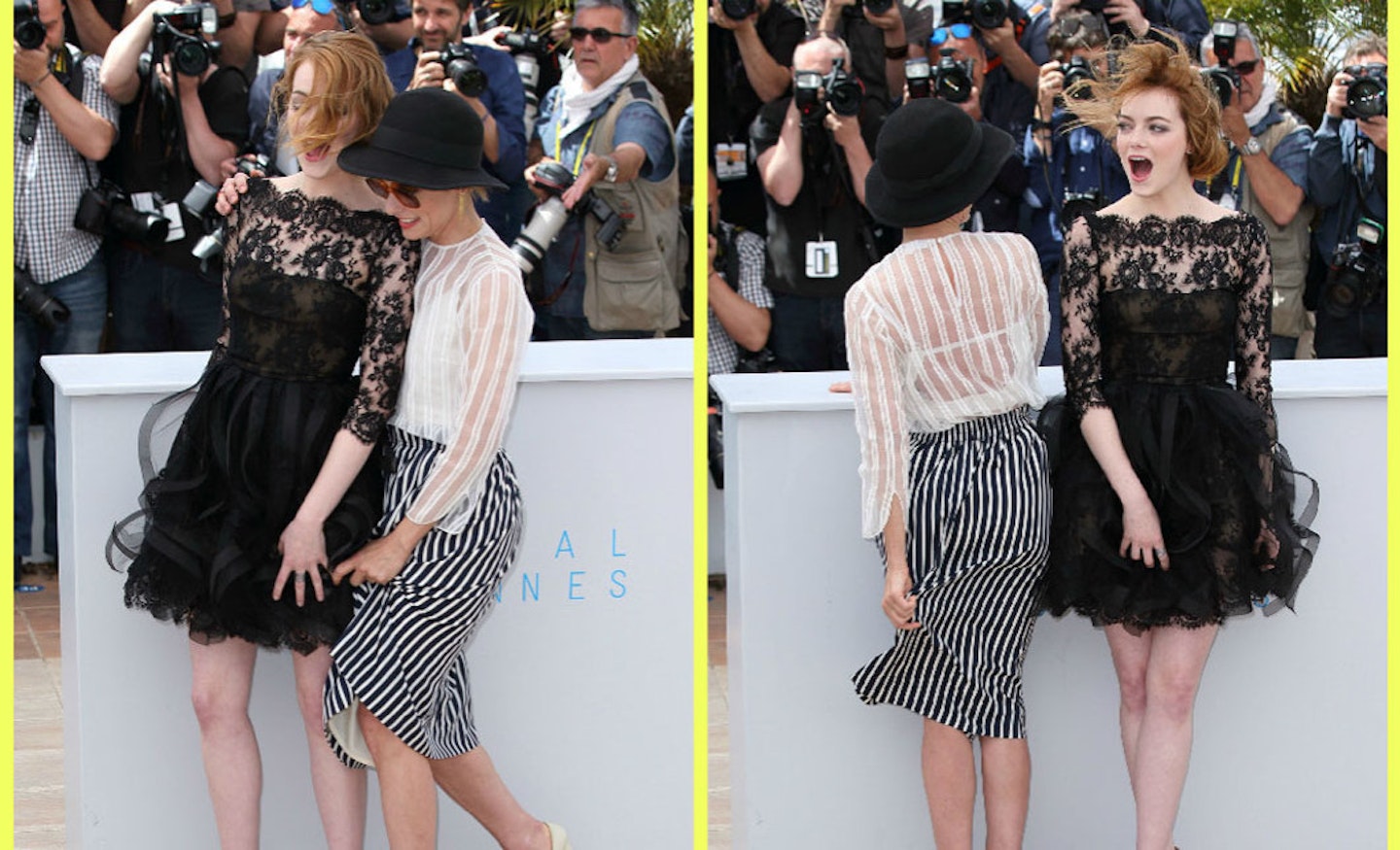 Emma Stone and Parker Posey [Getty]
