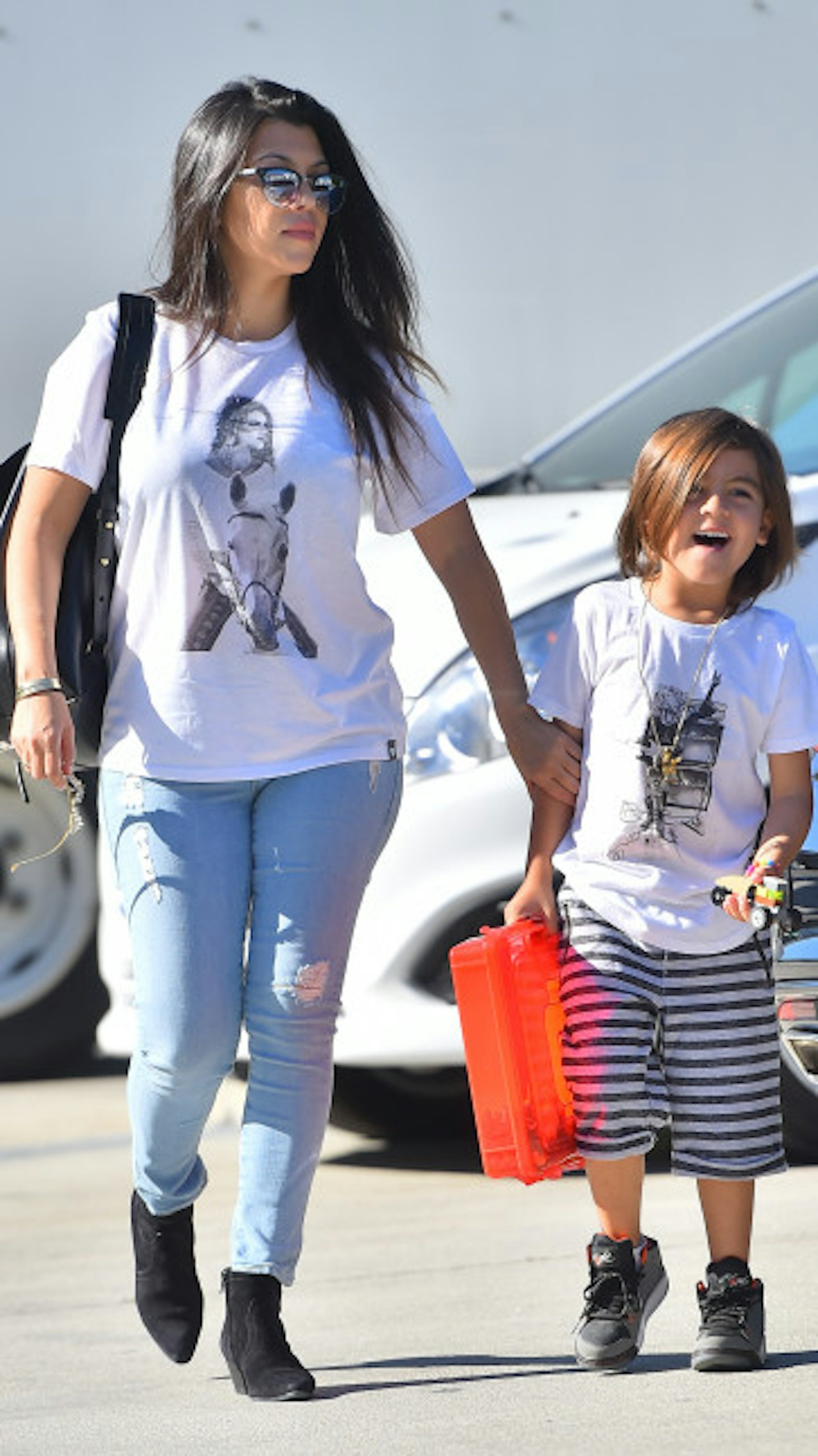 Kourtney Kardashian and Mason Disick