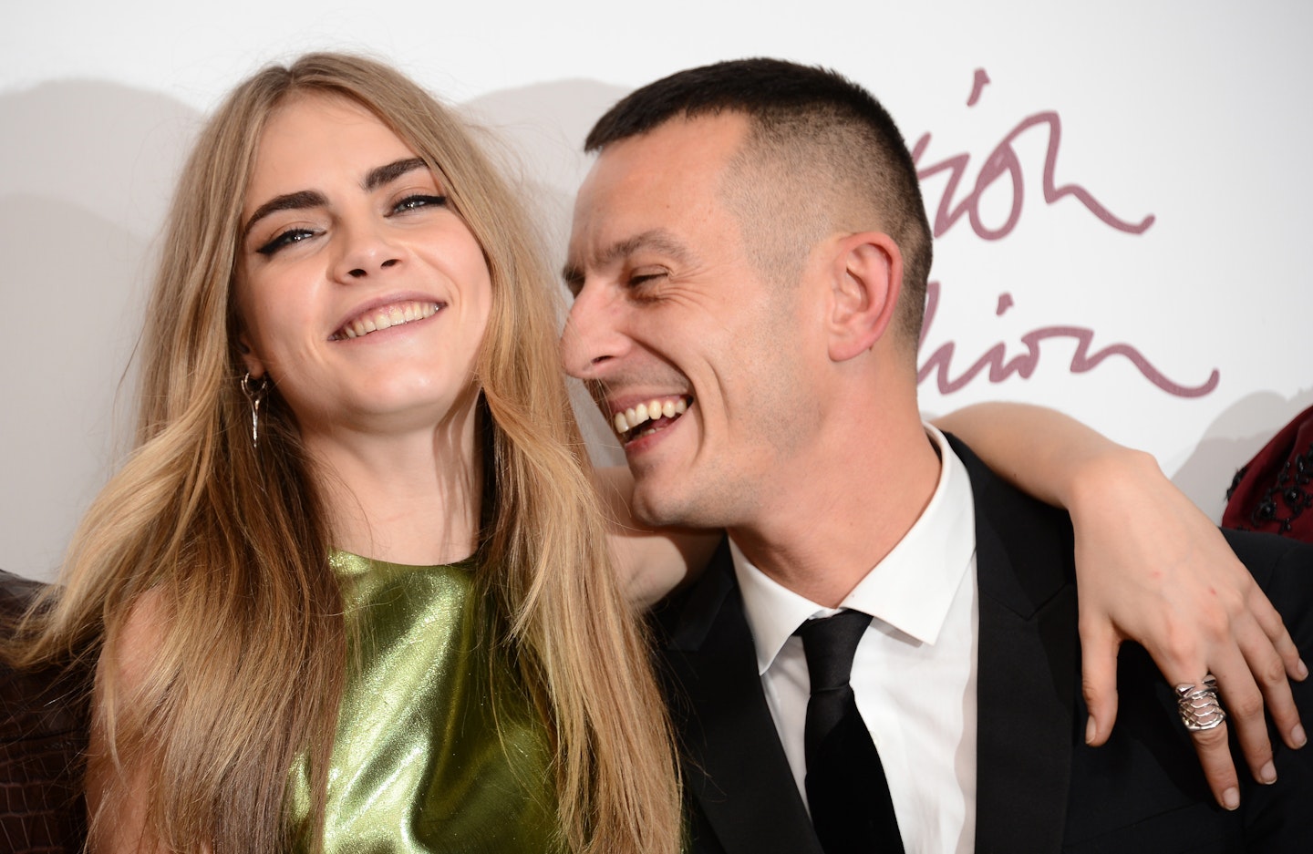 Jonathan Saunders with Cara Delevingne [Getty]