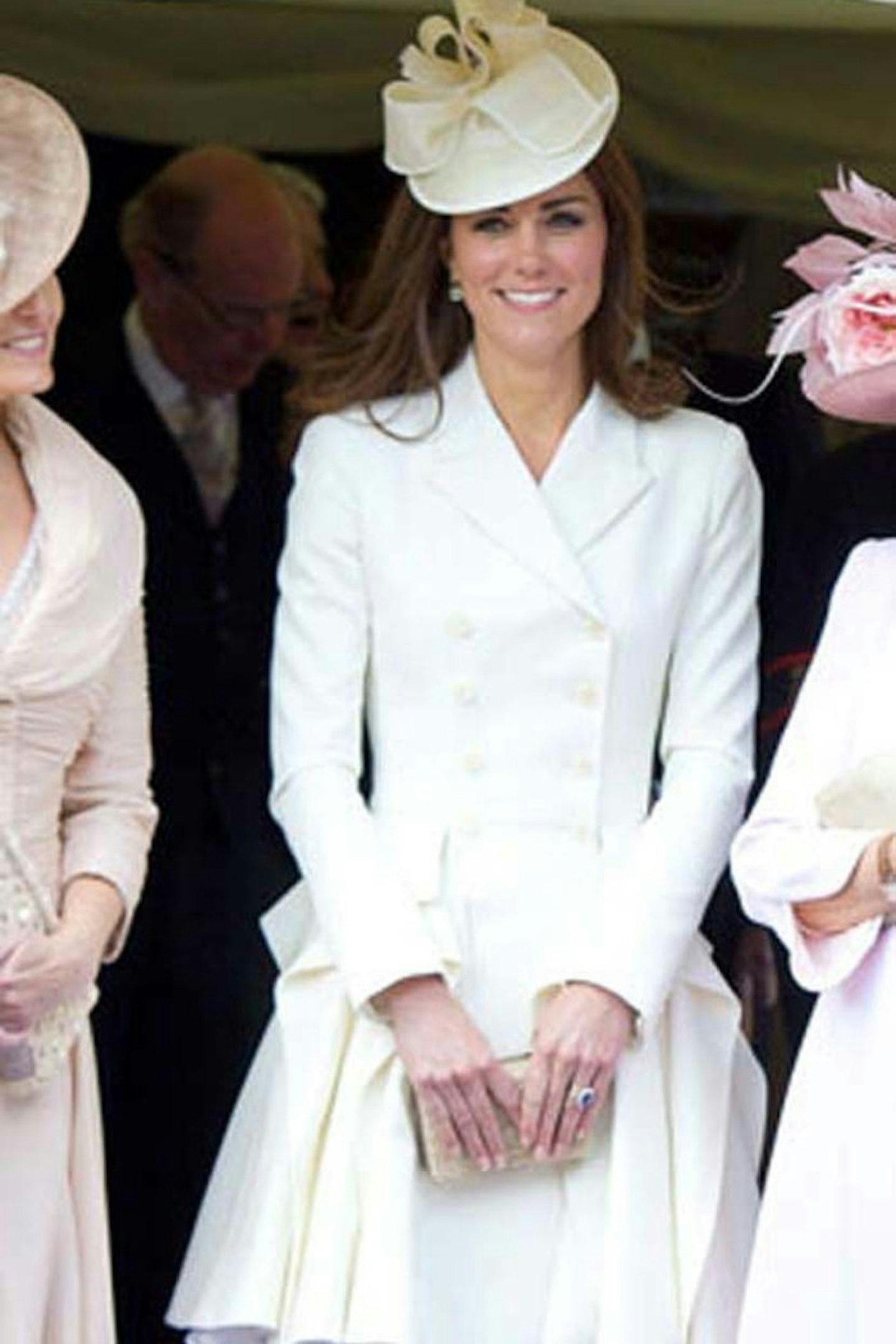 Kate Middleton in Alexander McQueen at The Order of The Garter, 18 June 2012