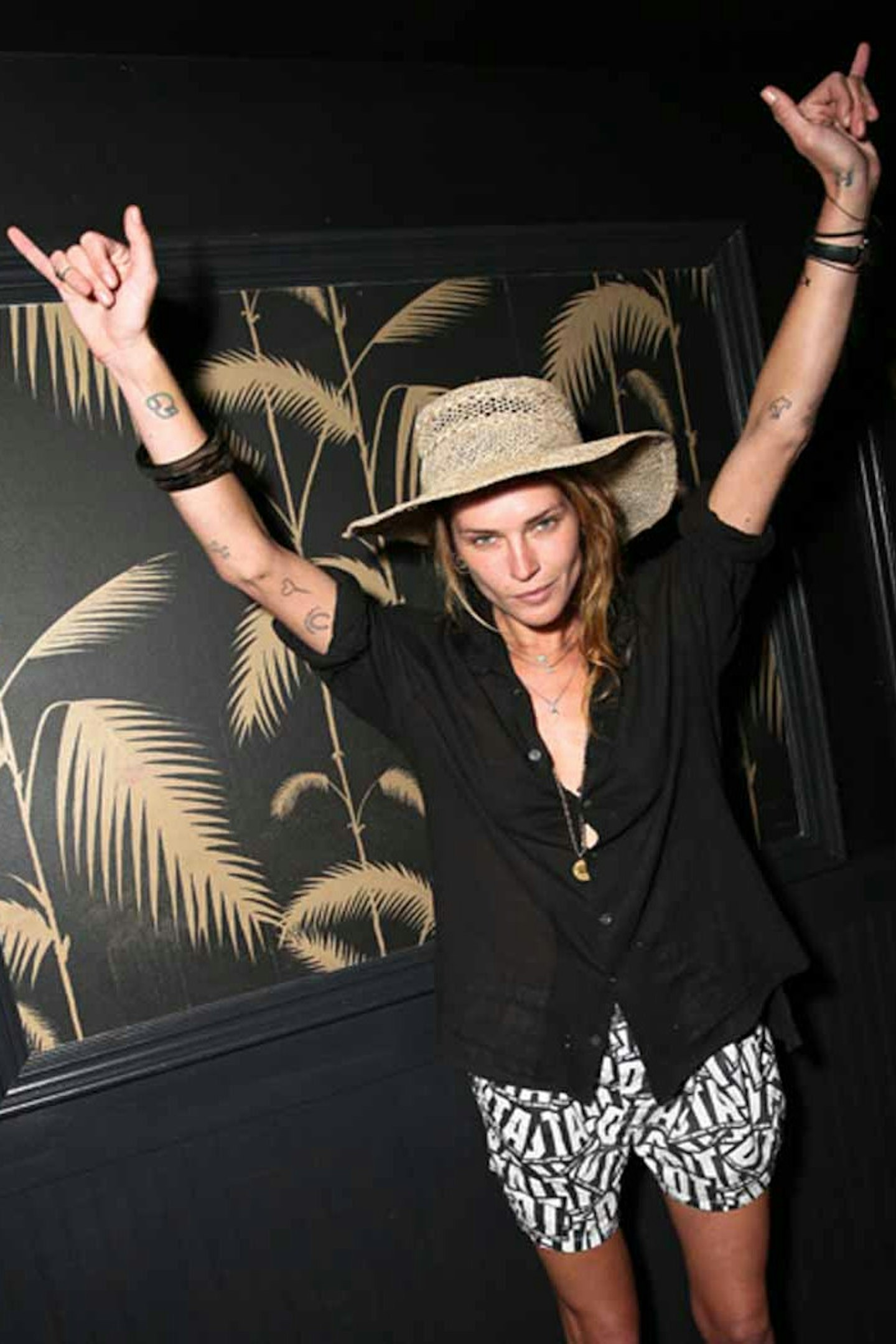 Erin Wasson at 'Cell for gratitude' charity event