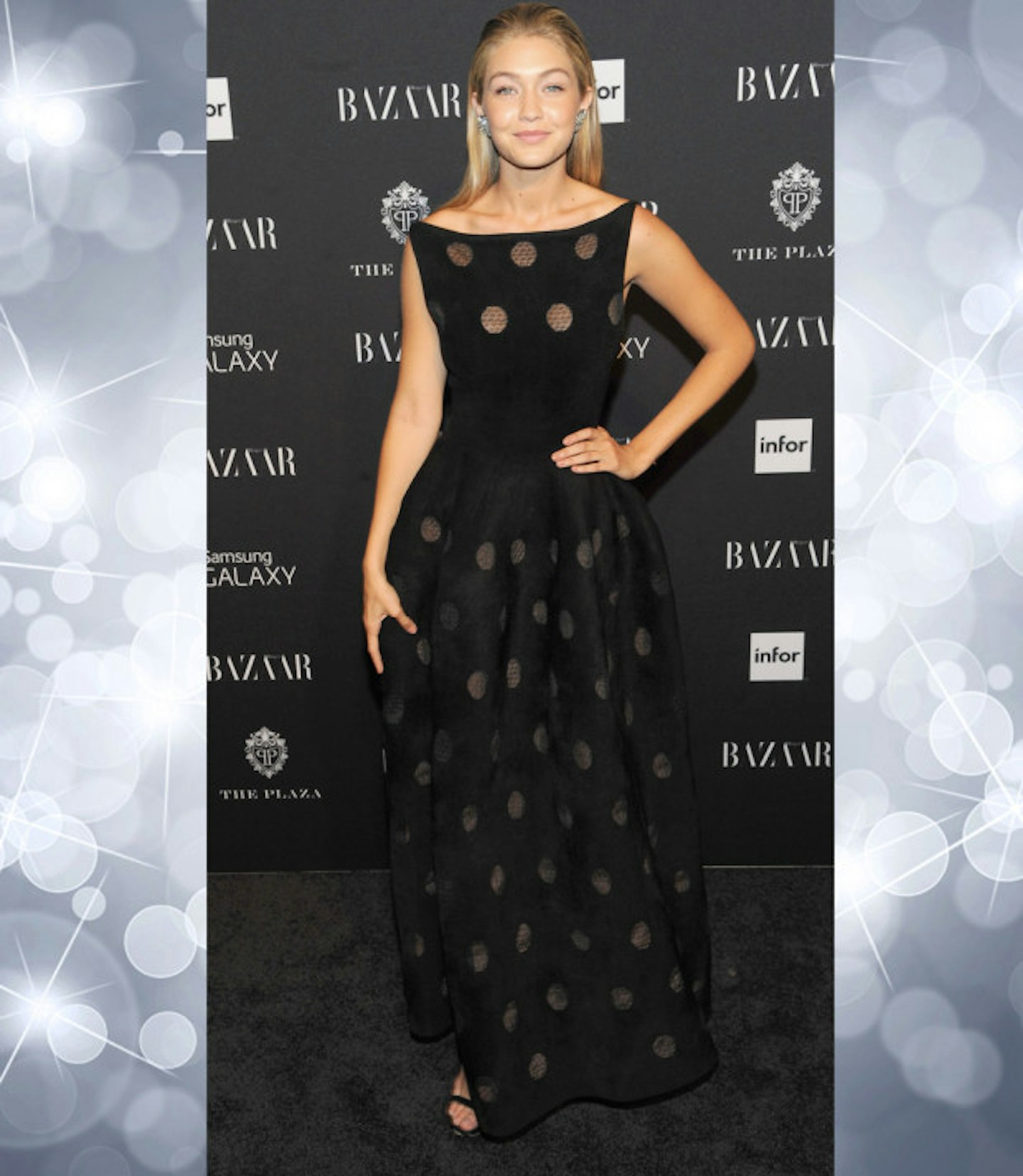2015-style-icons-gigi-hadid-black-spot-sheer-prom-dress
