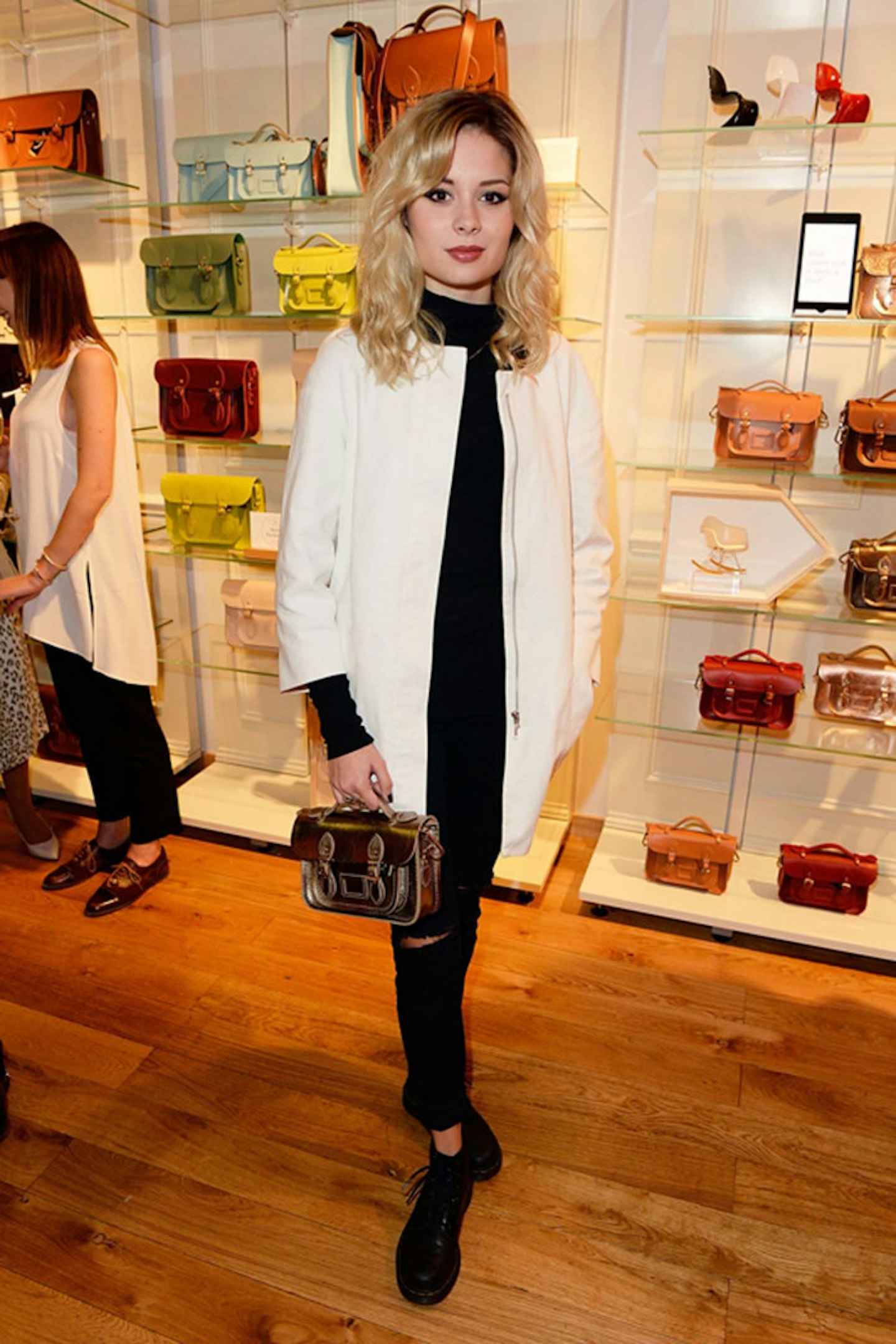 Nina Nesbitt at the launch of THE CAMBRIDGE SATCHEL COMPANY's Covent Garden store - 7 October 2014