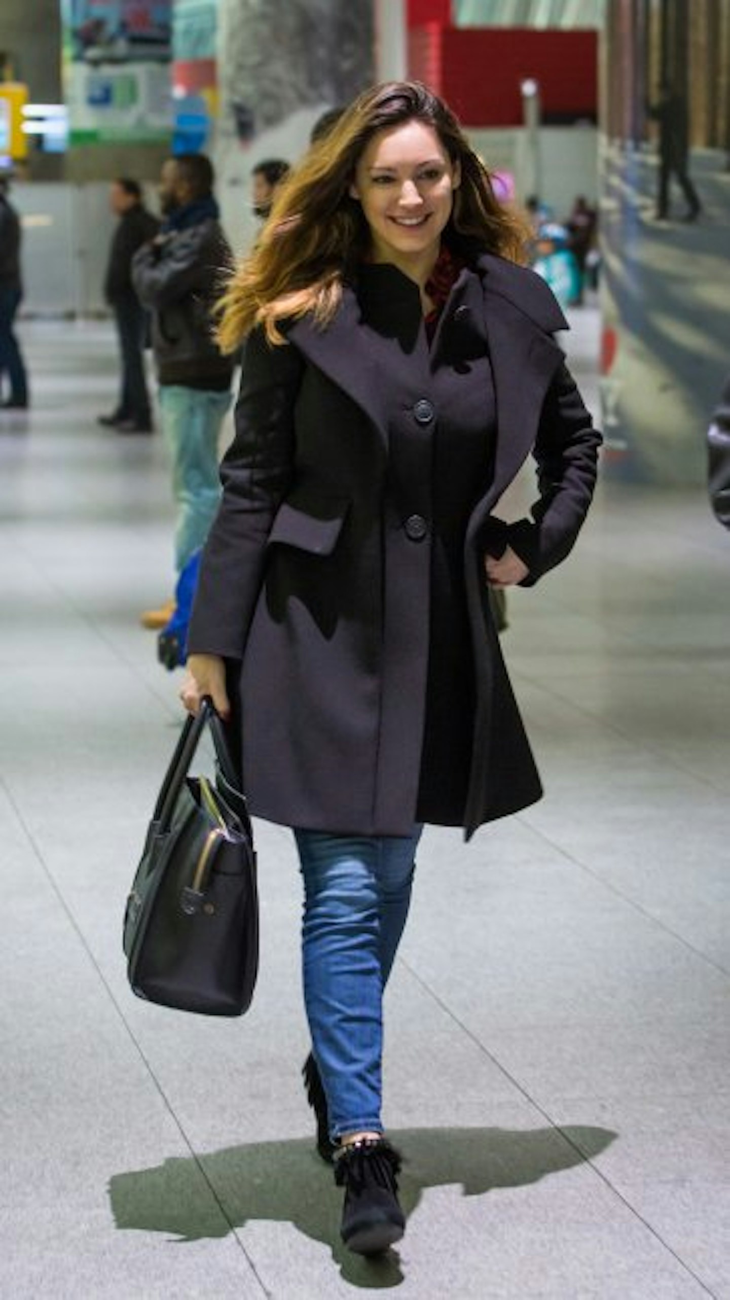 Kelly is spotted at JFK airport, New York