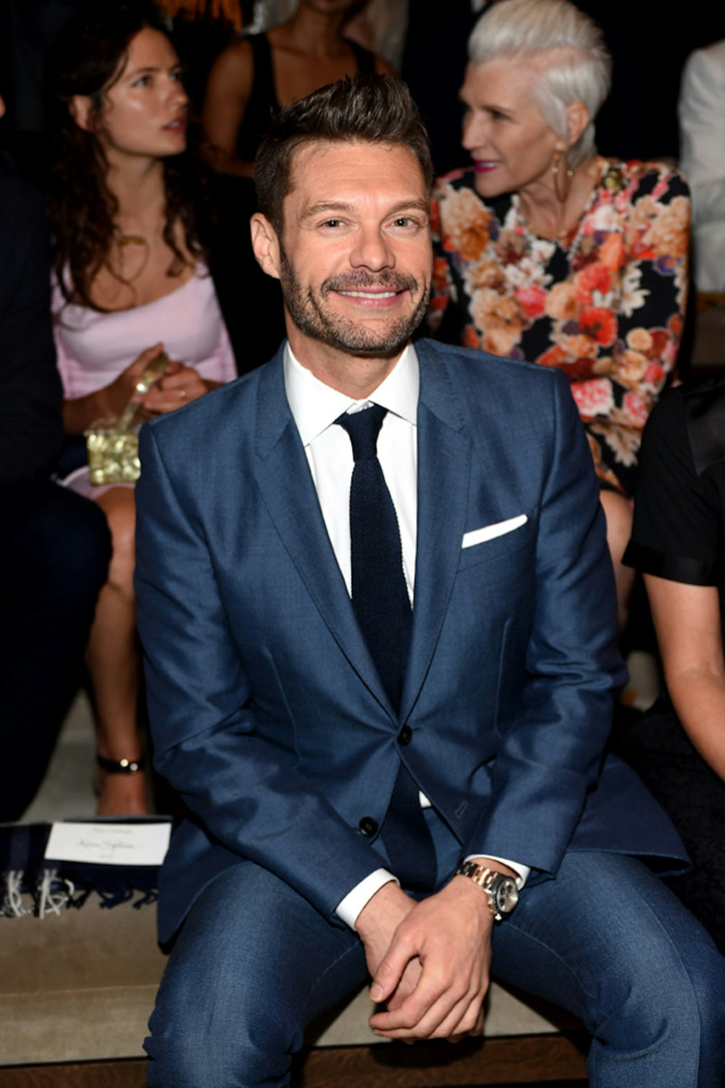 Ryan Seacrest wearing Burberry at the Burberry _London in Los Angeles_ event