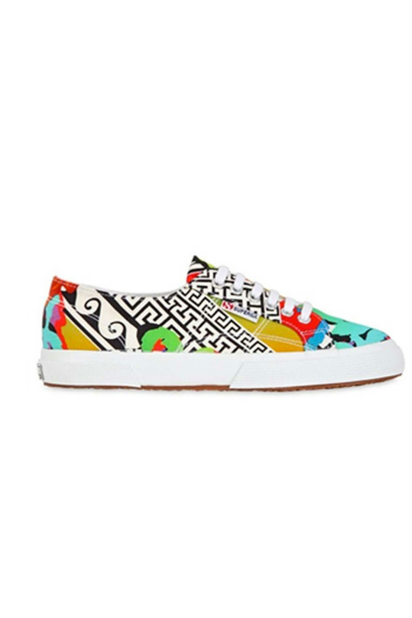 5. Versus printed cotton canvas sneakers, £88, Superga for Versus Versace at Luisaviaroma.com