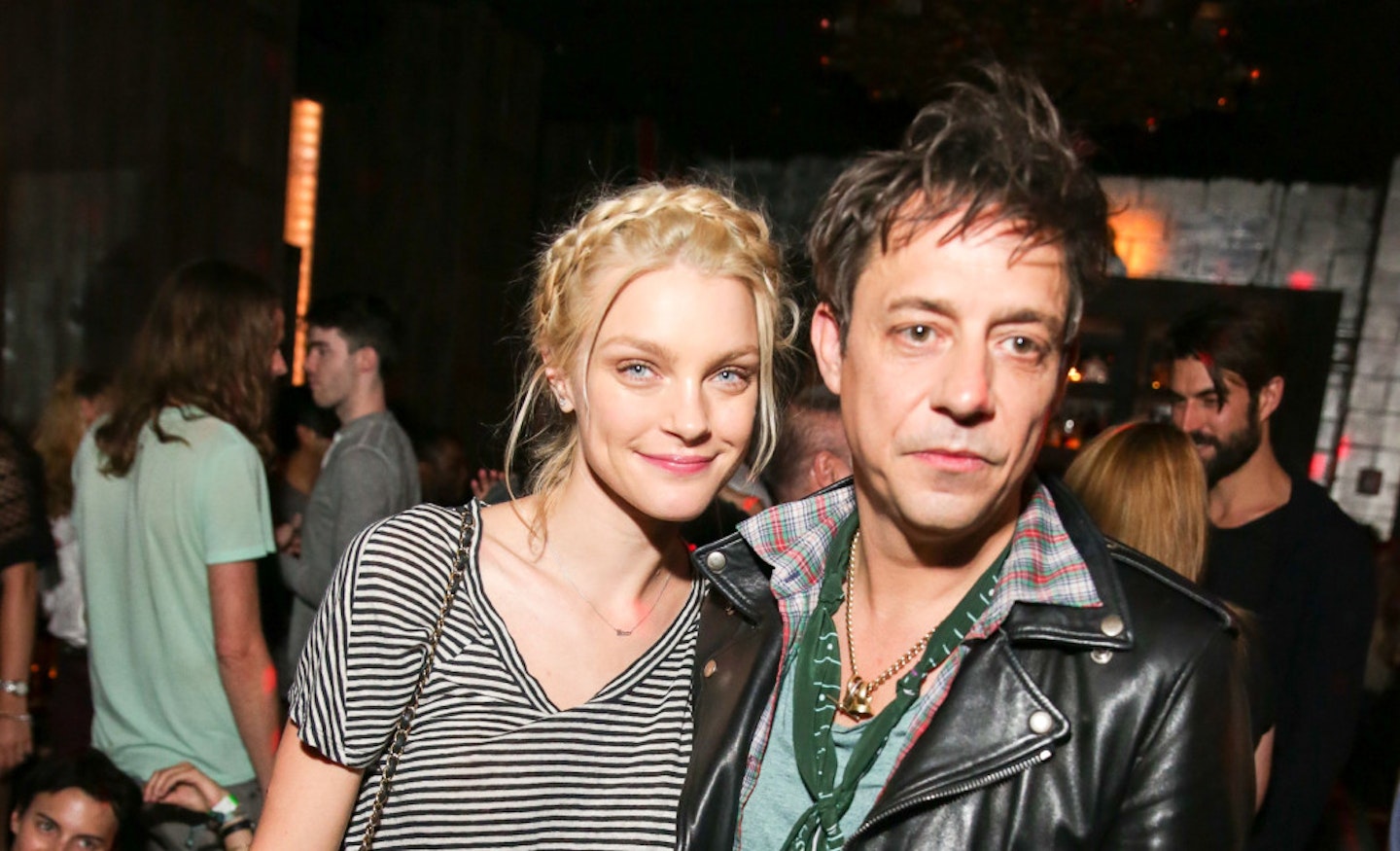 Jamie Hince and his friend Jessica Stam in June 2014 [Rex]