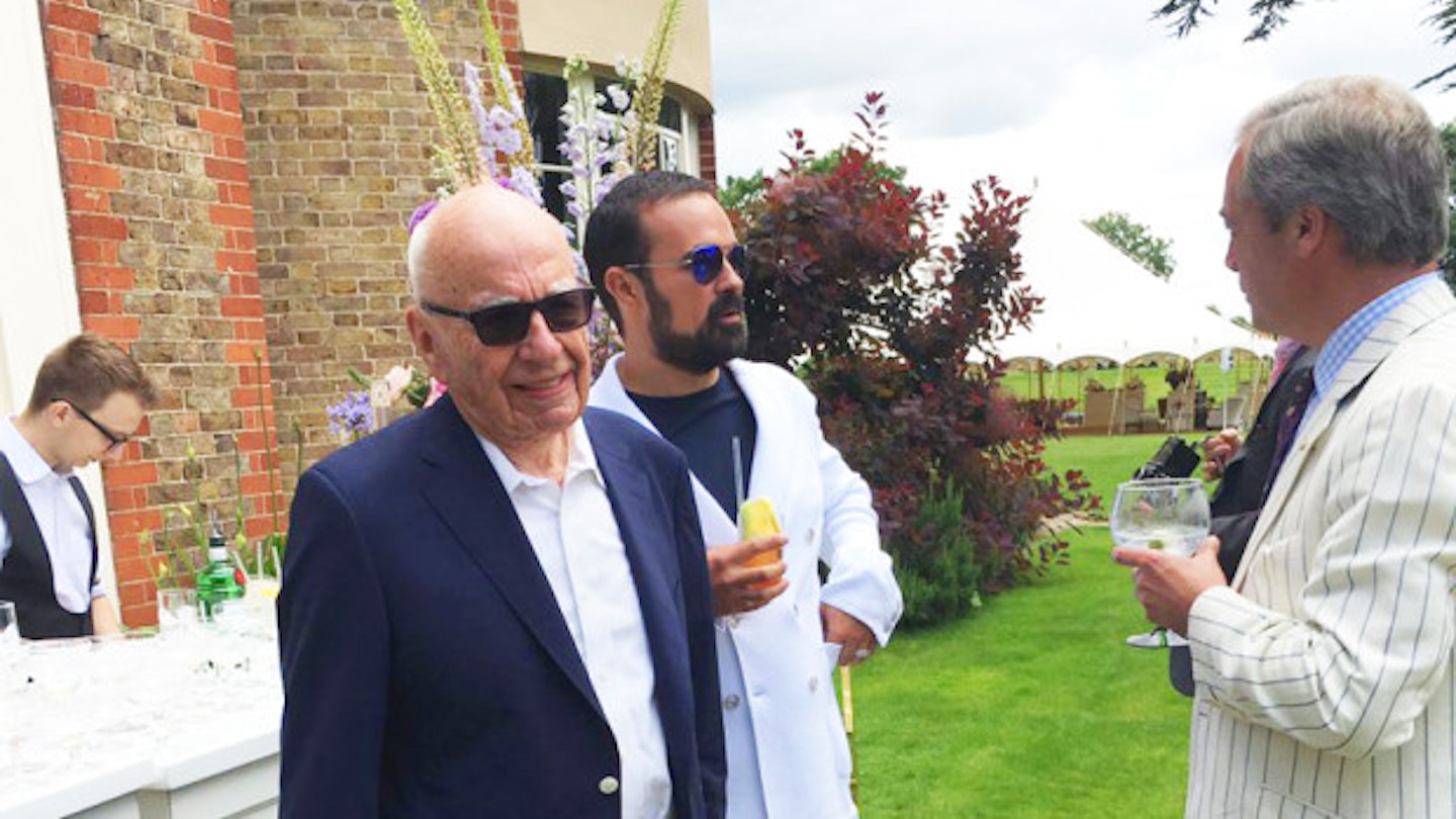 What Happened When Lily Allen Went To A Garden Party With Nigel Farage And Rupert Murdoch?