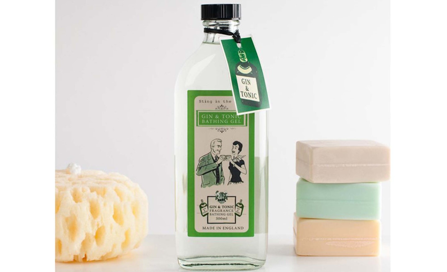 Gin & Tonic Bathing Gel, available at Getting Personal