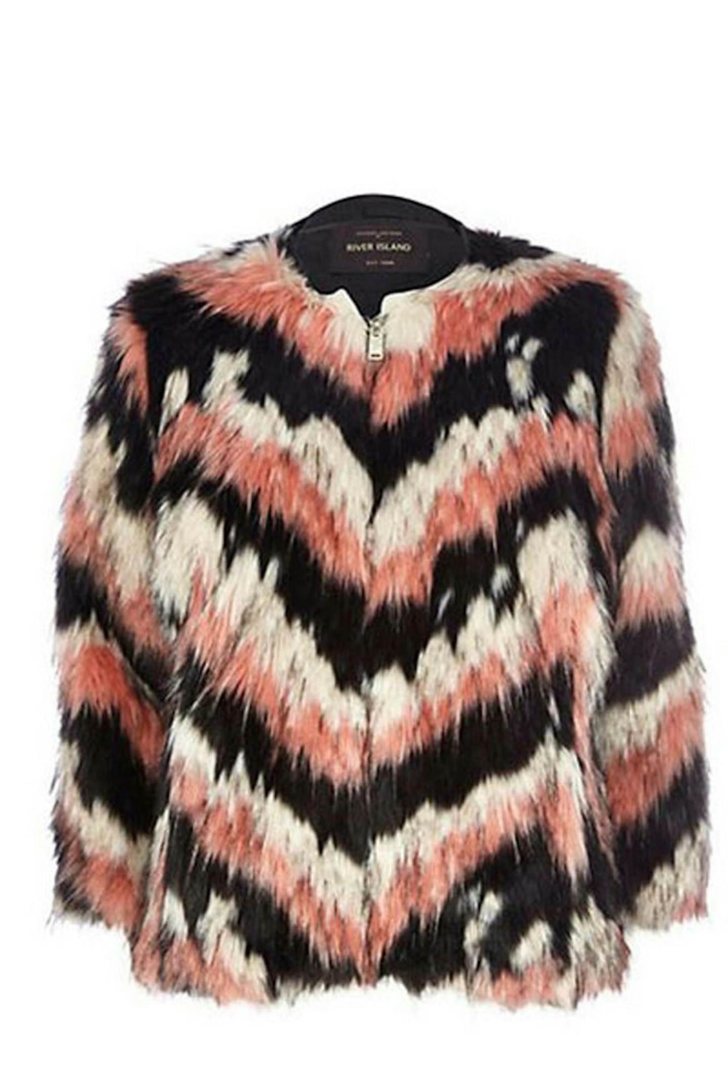 Faux Fur Coat, £85, River Island