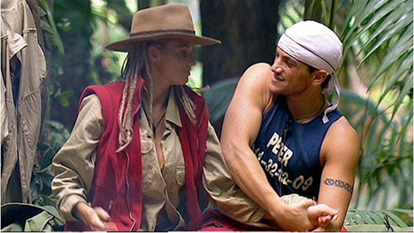 Katie and Peter first met in the jungle
