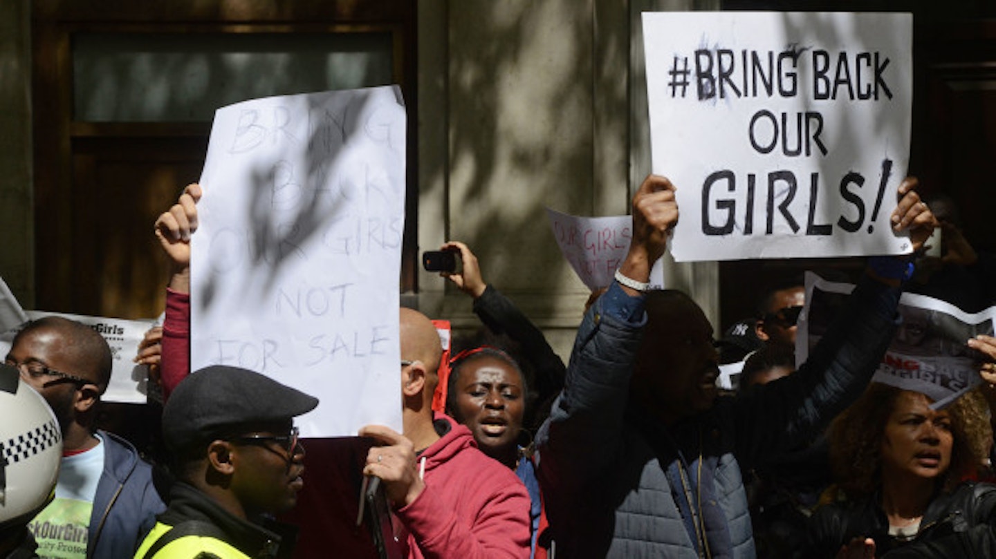 Protesters gathered on Monday