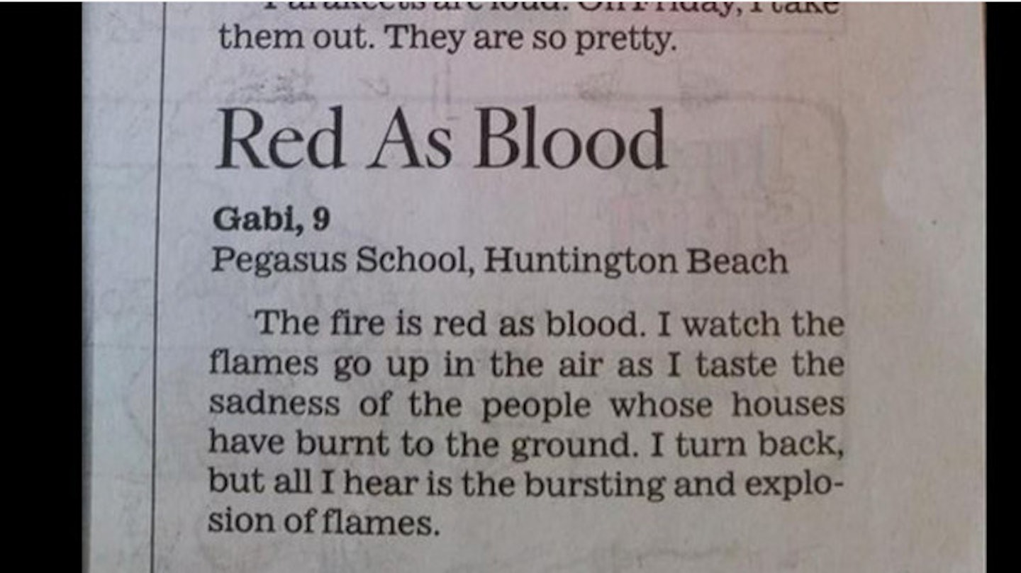 The chilling poem