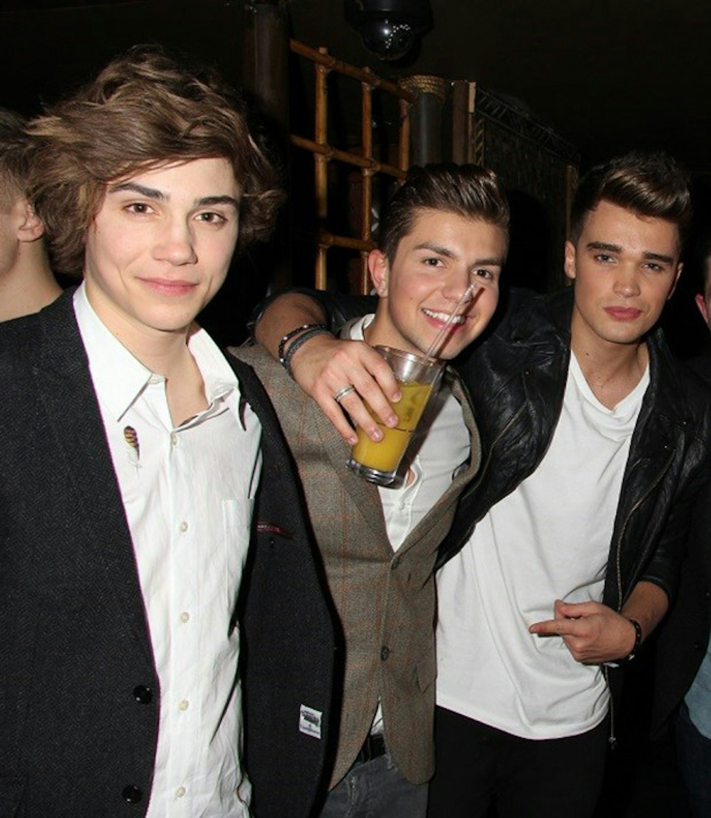 Sonny from The Loveable Rogues in a Union J sandwich