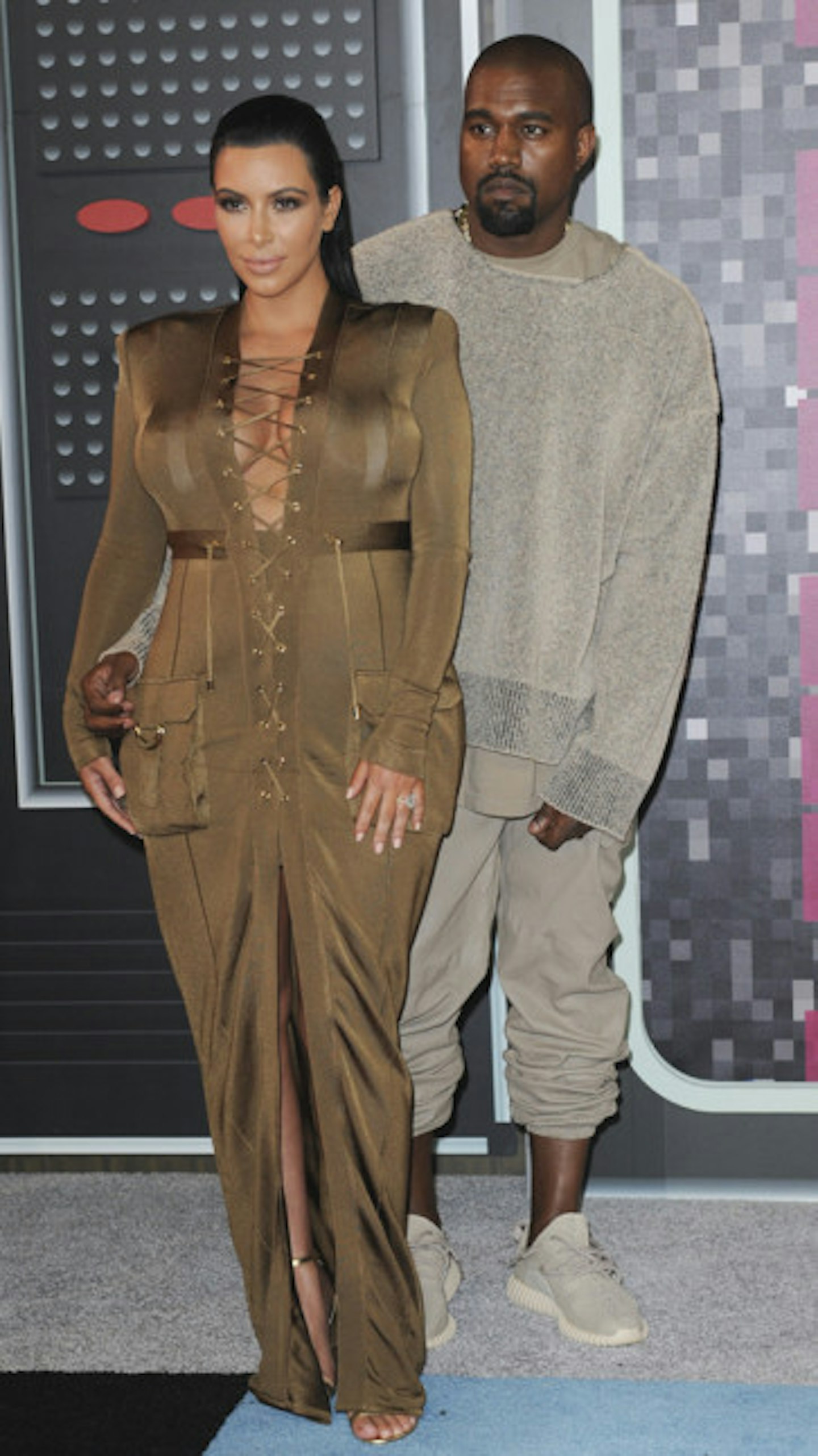 Kim Kardashian and Kanye West