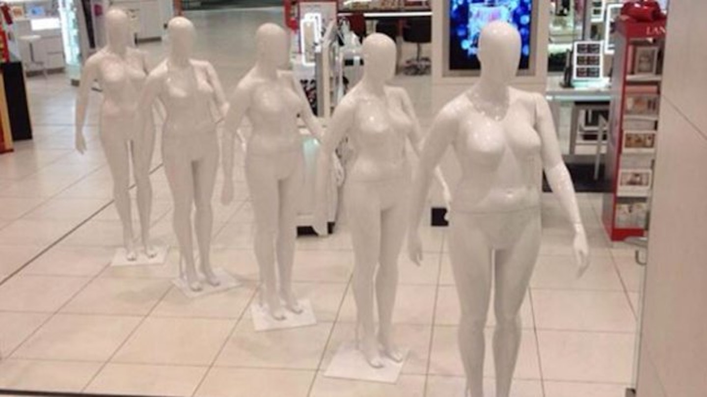 Debenhams launched their new mannequins today in their flagship store