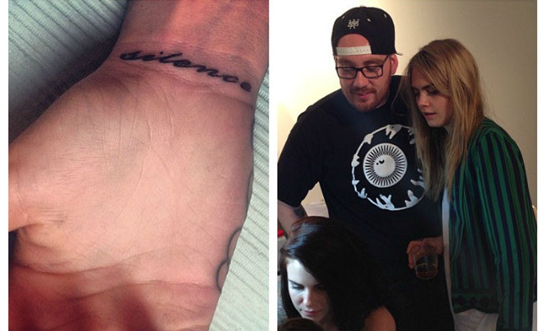Cher Lloyd unveils eighth tattoo on Twitter