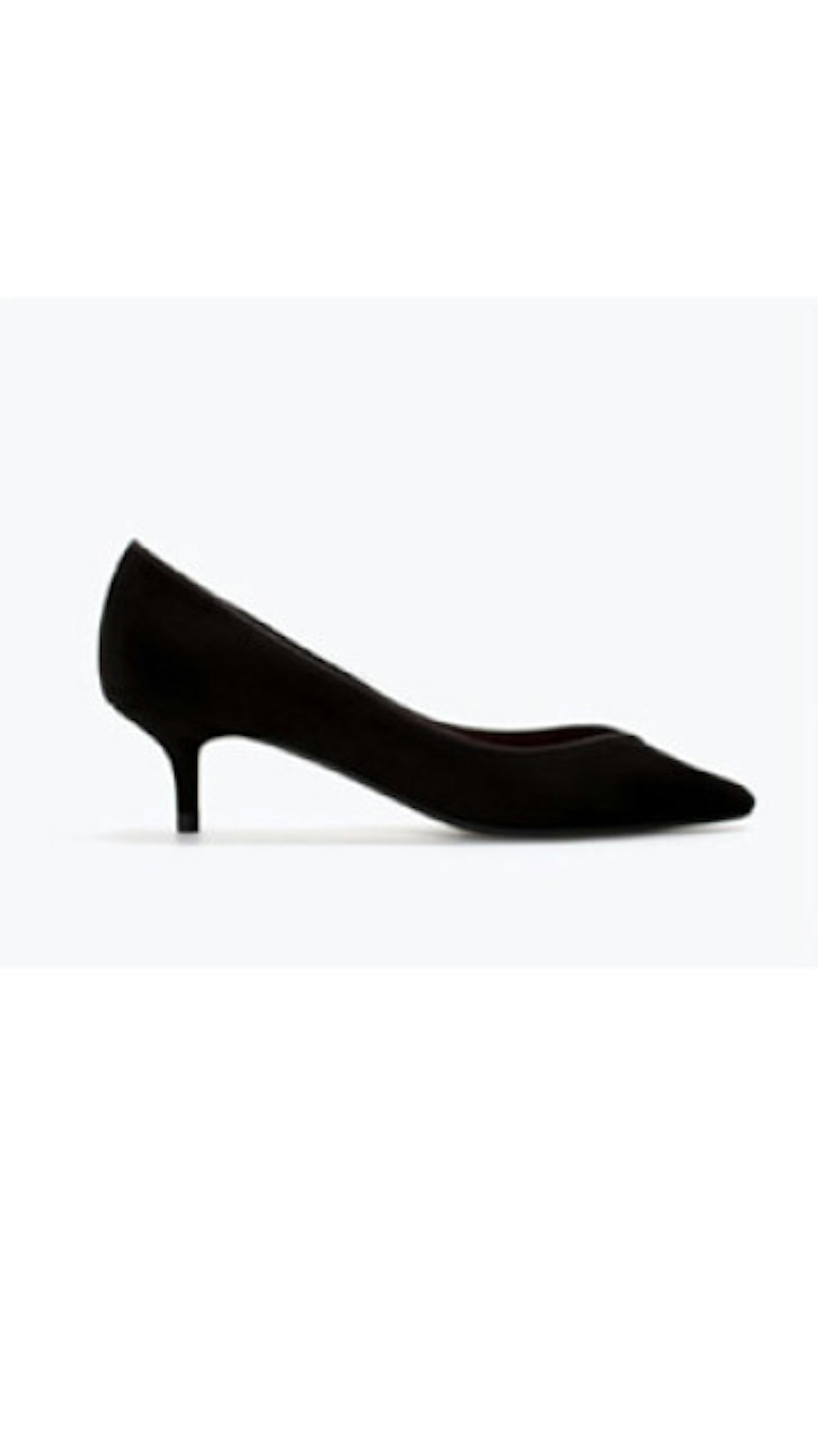 Kitten Heel Court Shoe &pound;29.99 Zara