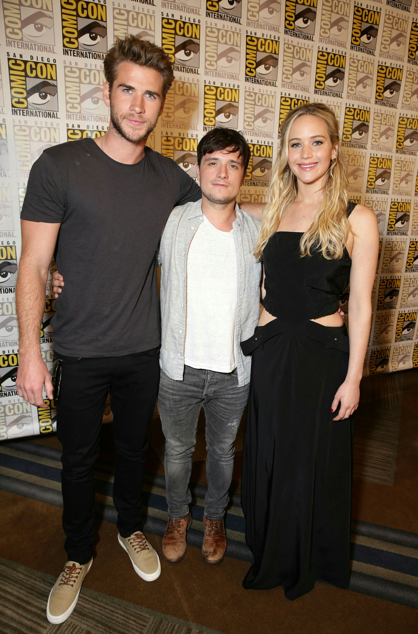 J-Law's smiling now, but Liam knows his fate will end in her revenge.