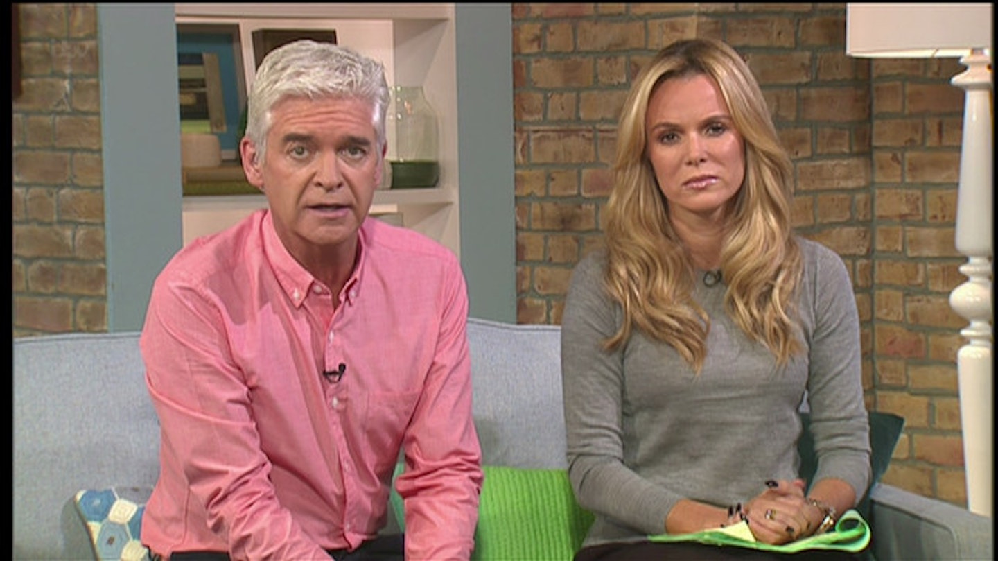 Phillip was speaking to viewers about bereavement