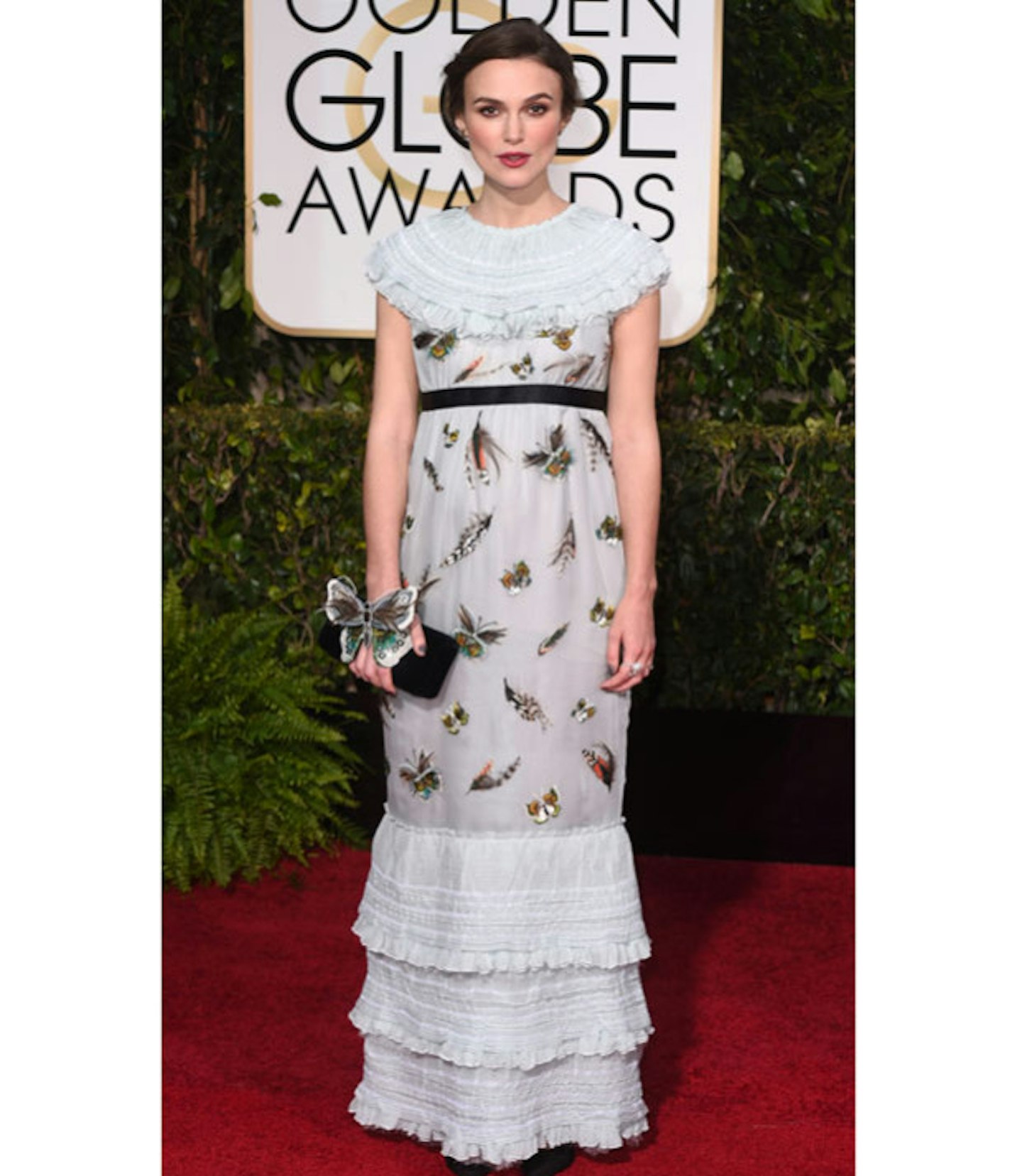 Quirky in Chanel at the Golden Globes, January 2015