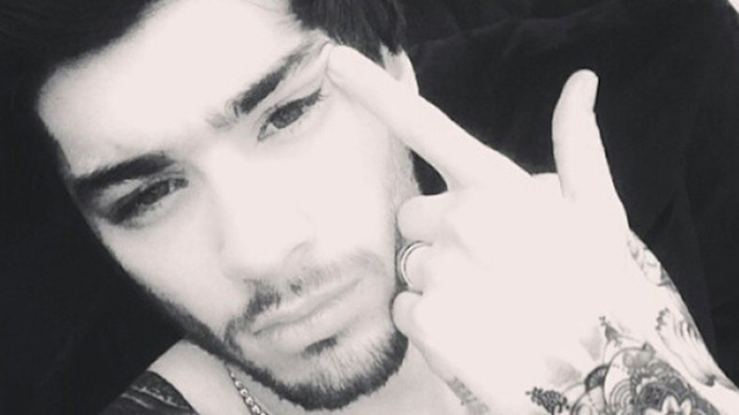 Zayn was snapped wearing his 'engagement ring'