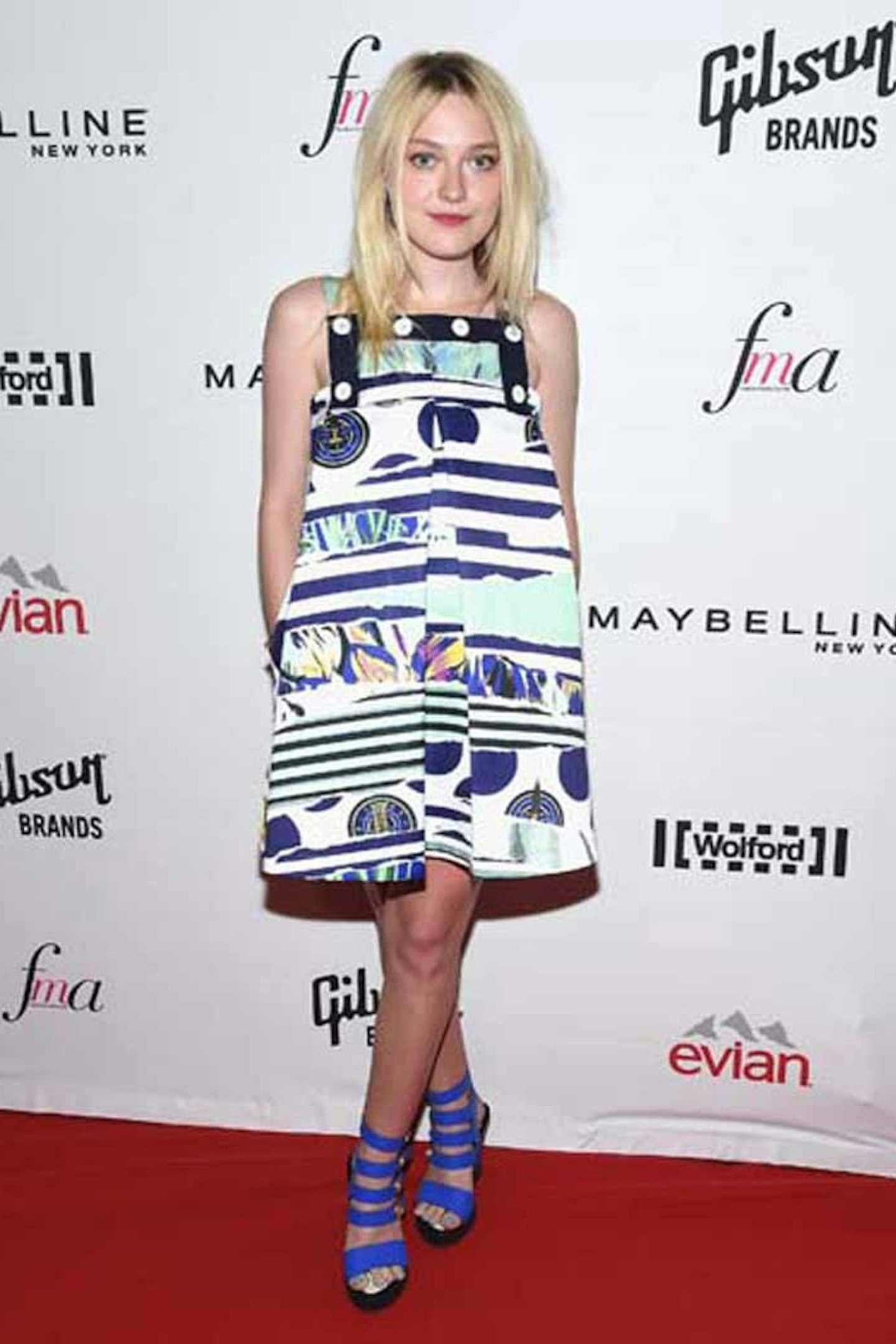 Dakota Fanning in Kenzo at Fashion Media Awards, New York - 5 September 2014