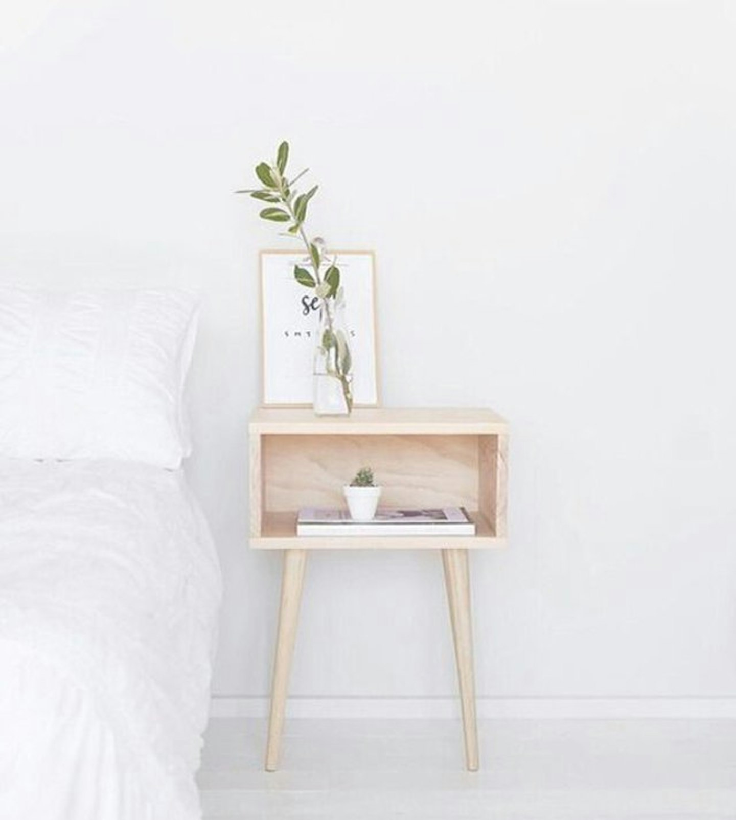 cheap white bedside tables