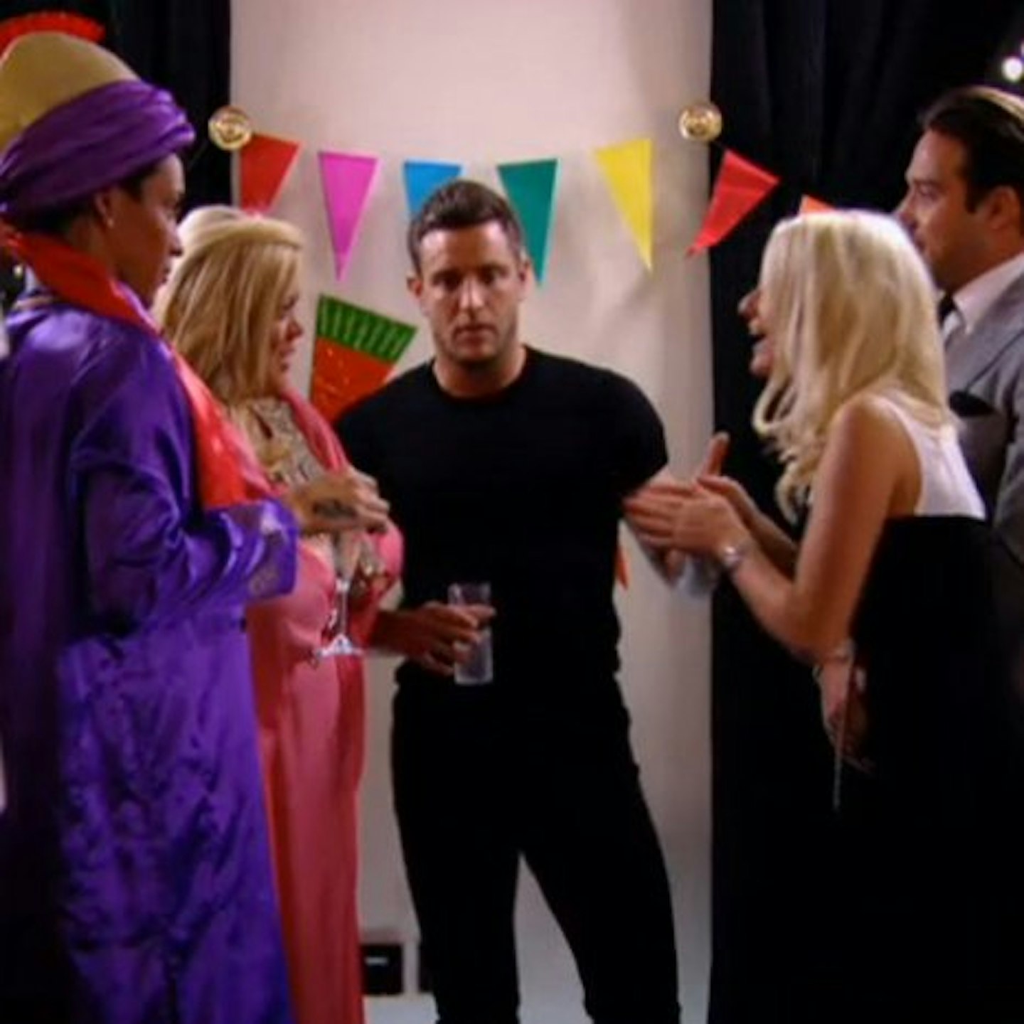The argument kicked off as soon as Danielle and Lockie arrived at the party