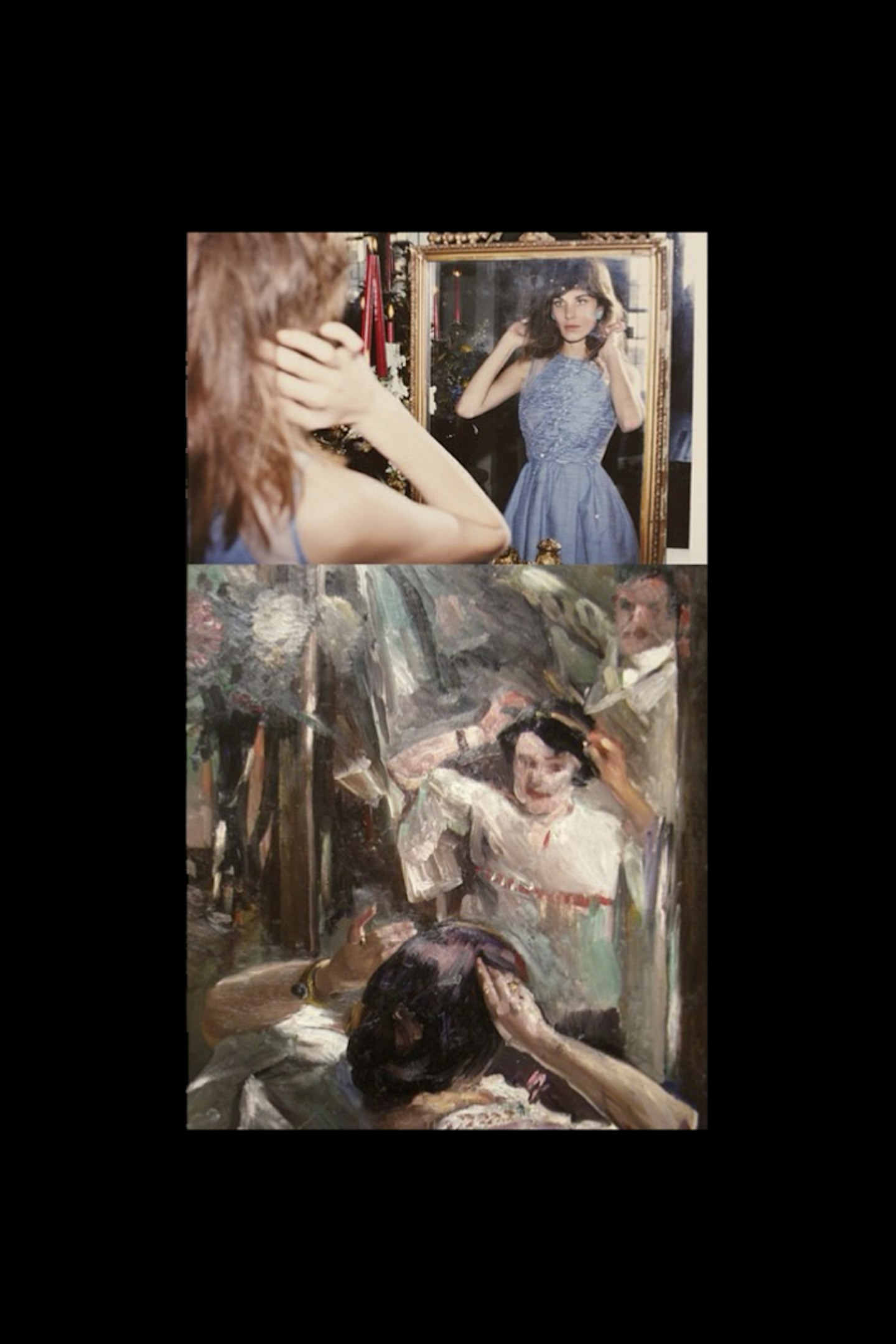 Art-lexa Chung: "At the Mirror" by Lovis Corinth (1912) / Alexa Chung for Fray I.D.