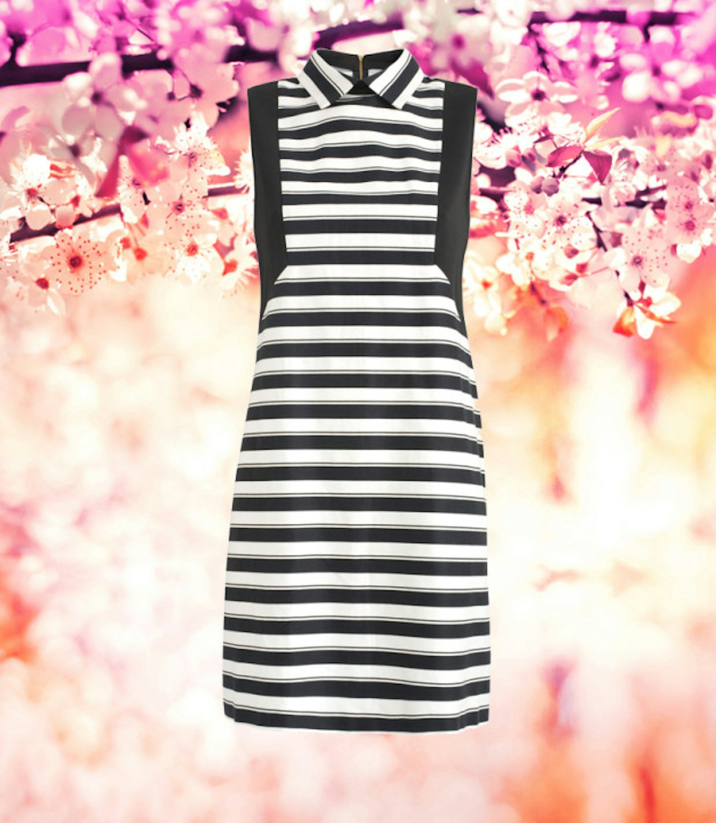 spring-buys-white-black-stripe-dress